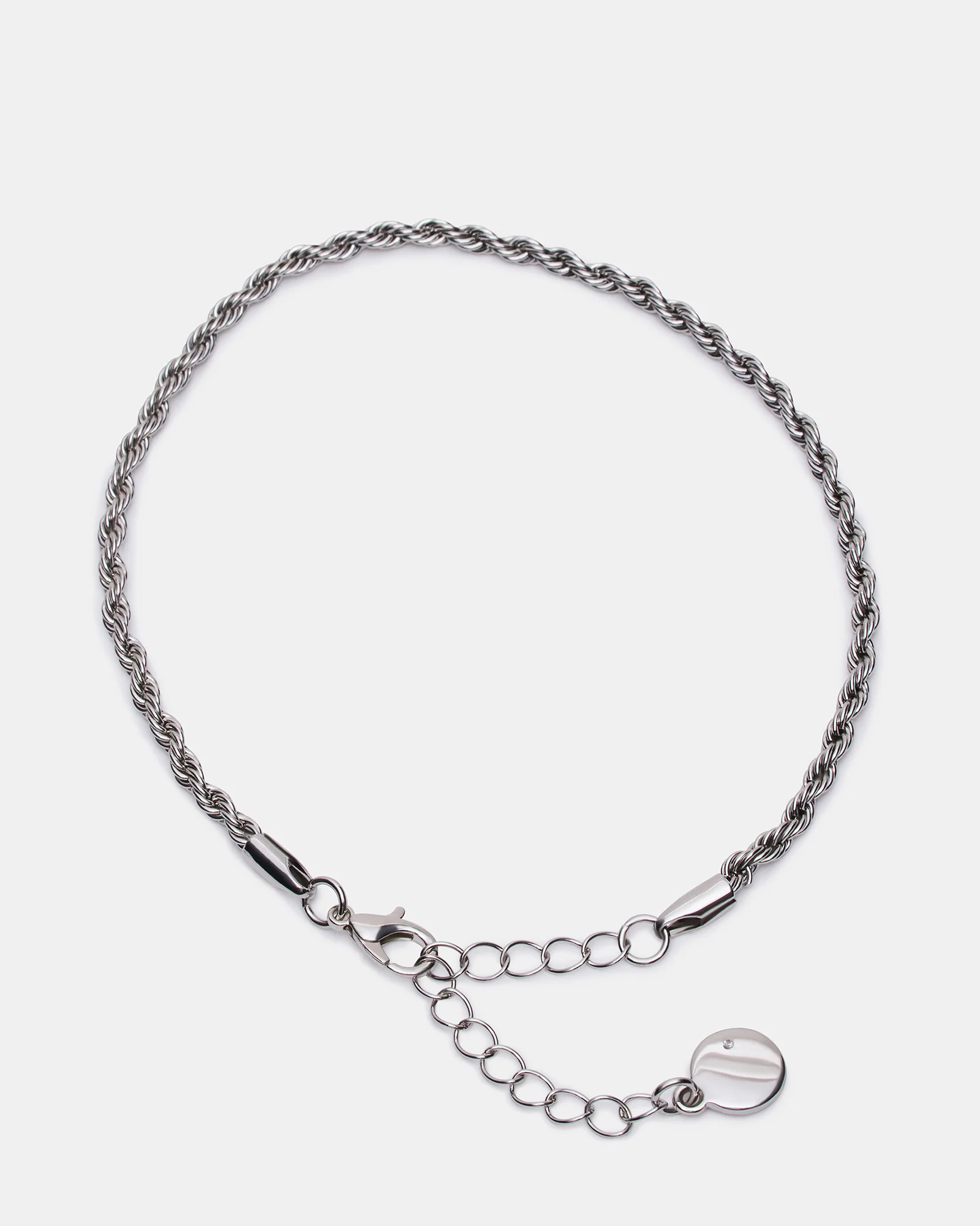 ROPE CHAIN ANKLET SILVER - Image 2