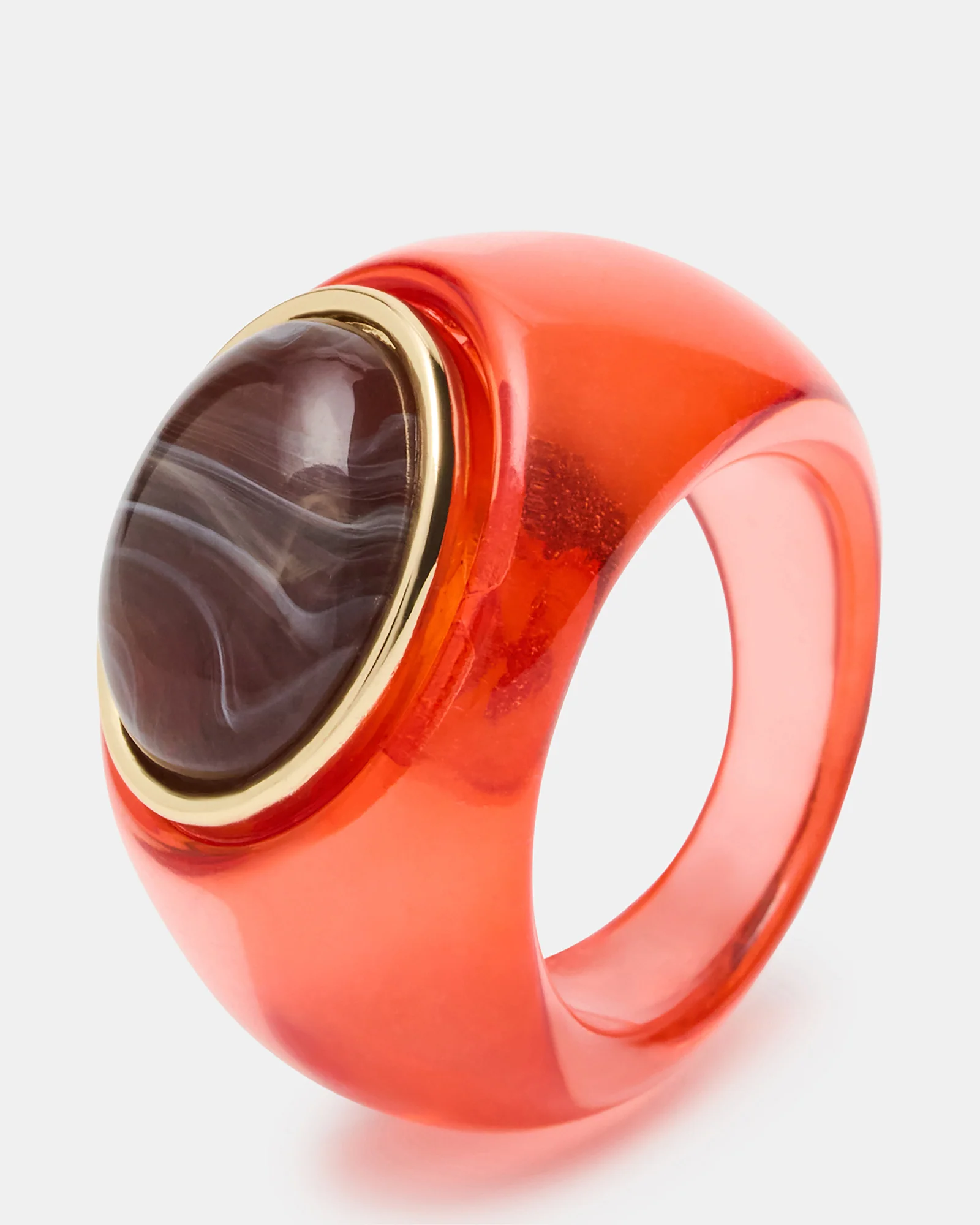 OVAL-CUT JELLY RING RED - Image 2