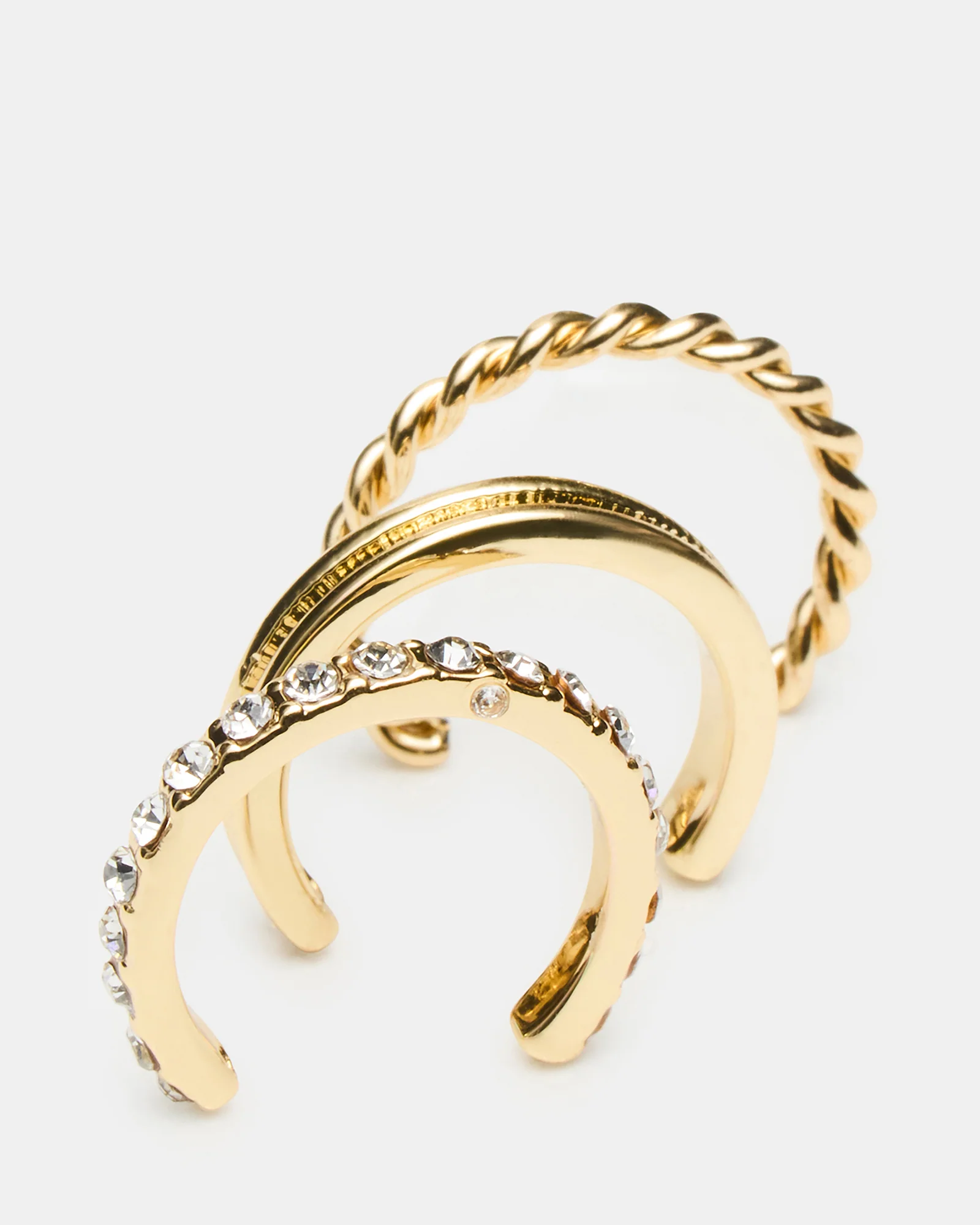 EMBELLISHED TOE RING SET GOLD - Image 3