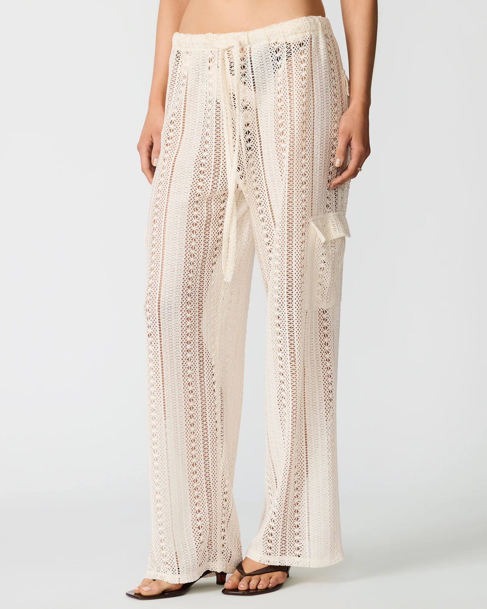 CROCHET BIKINI COVER-UP PEARL - Image 2