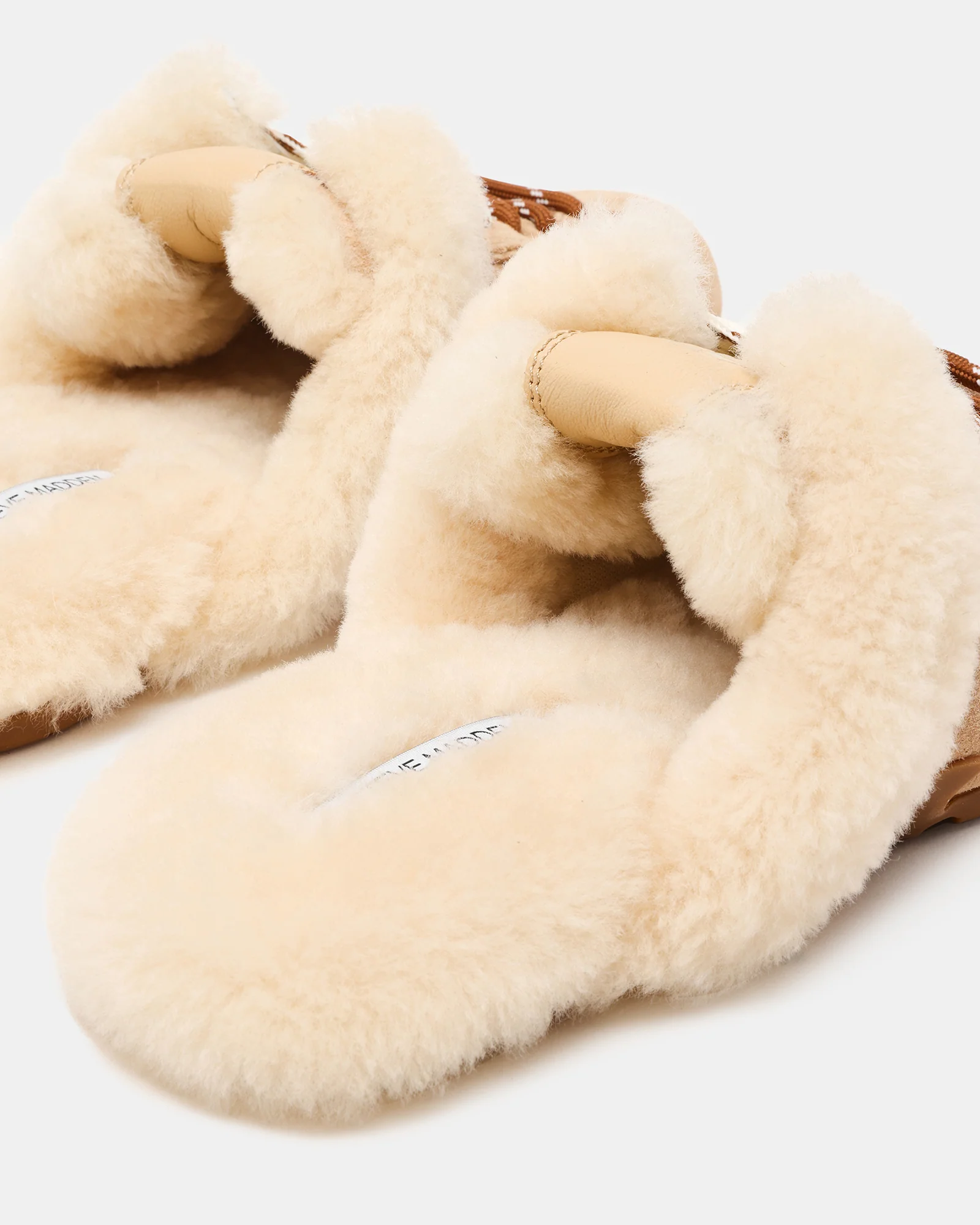 AZIEL MULE FAUX FUR NATURAL - Image 3
