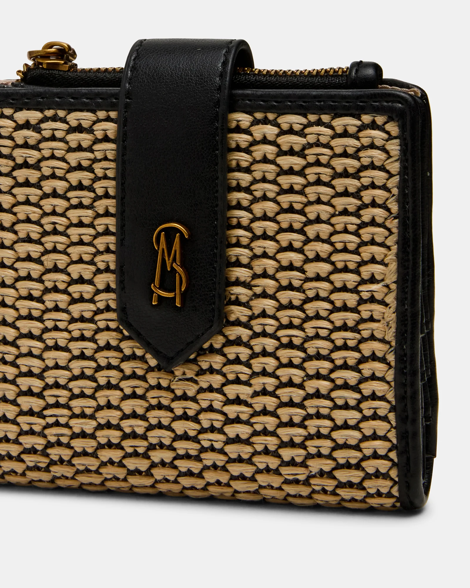 JEM STRAW WALLET BLACK/NATURAL - Image 2