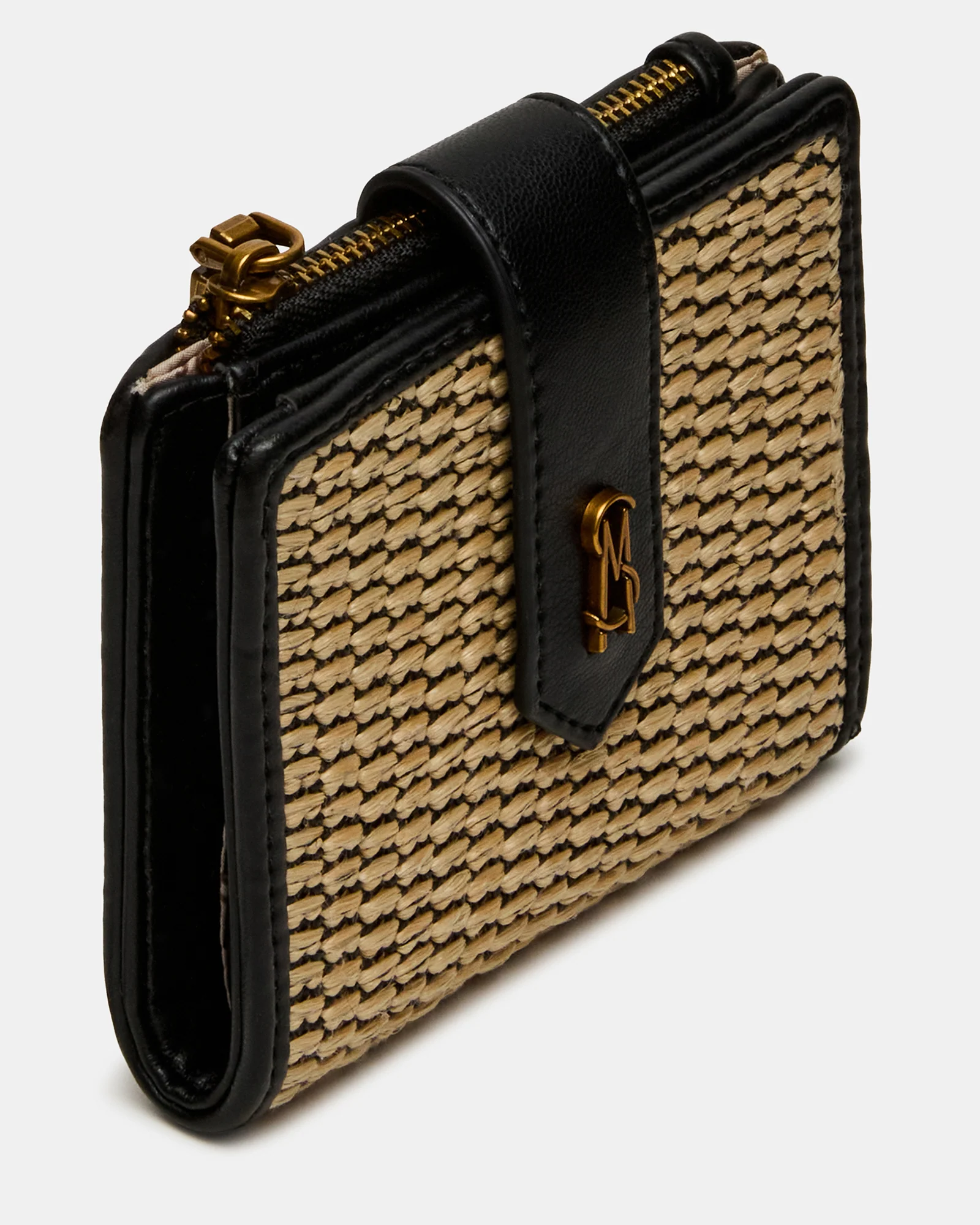 JEM STRAW WALLET BLACK/NATURAL - Image 3