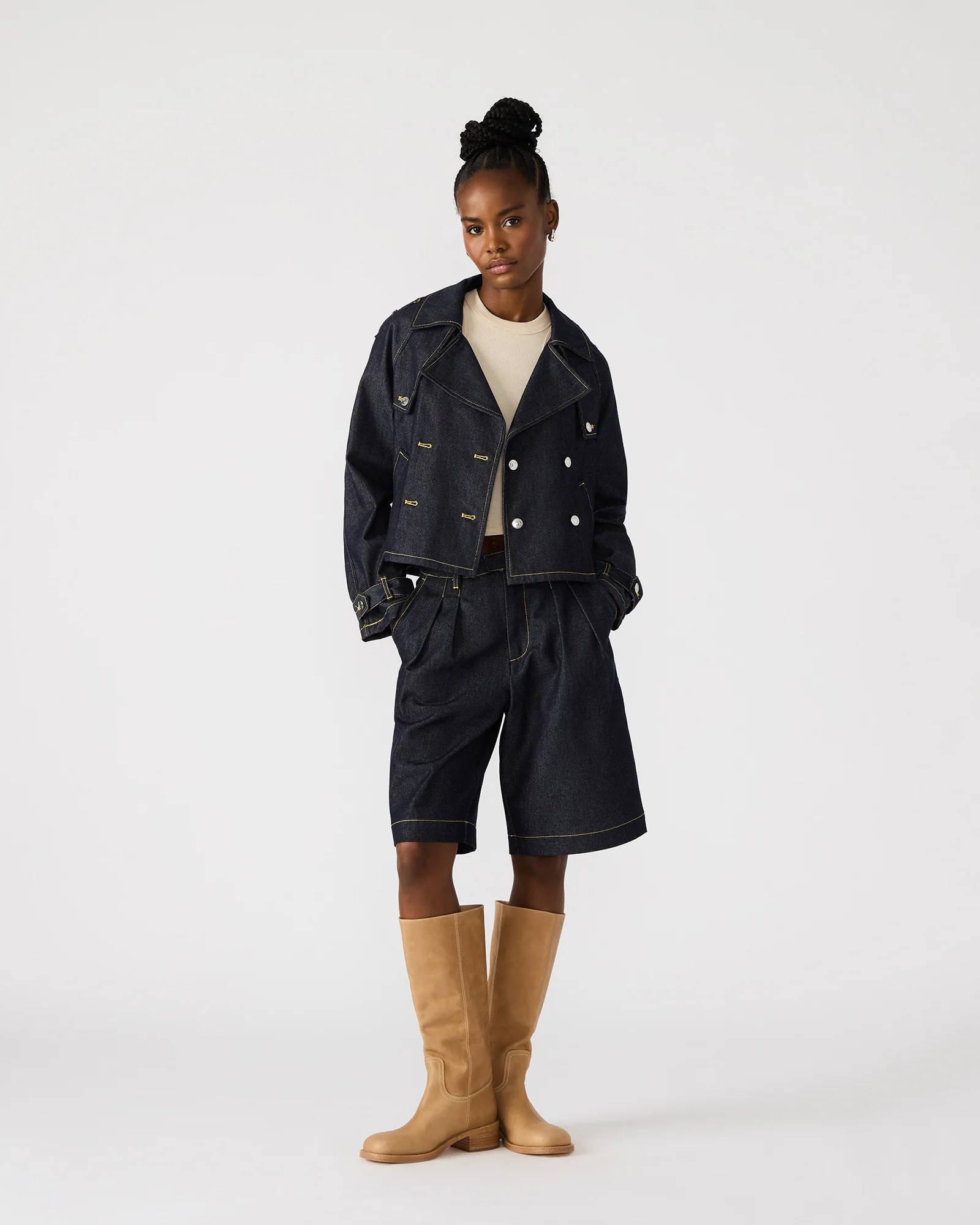 SIRUS DENIM JACKET INDIGO - Image 5
