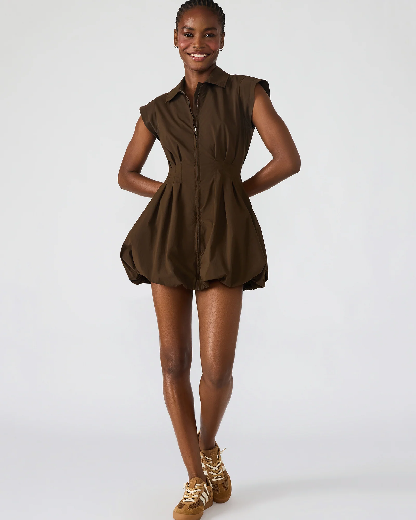 DYANNE DRESS DARK ESPRESSO