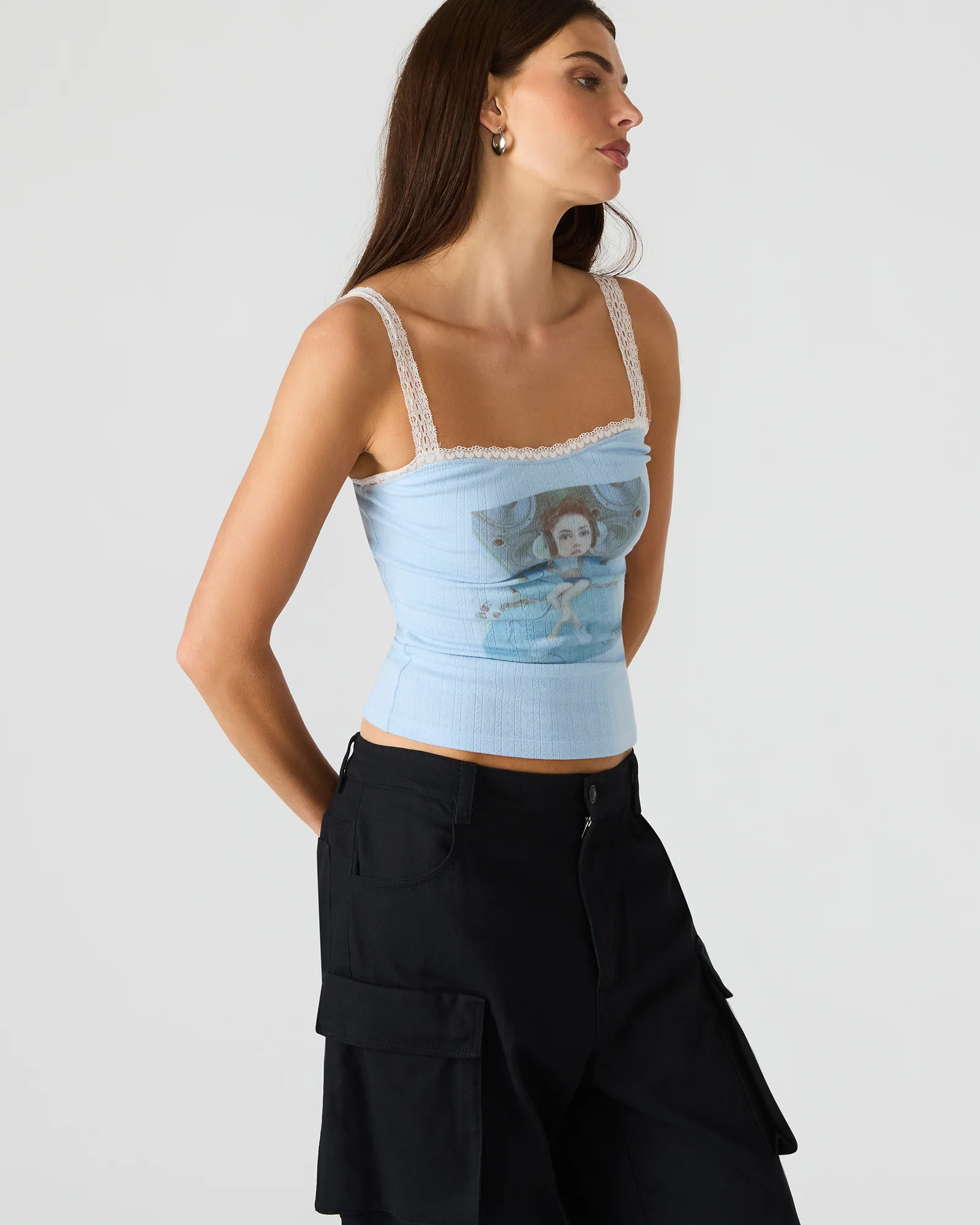 LOVE GOLDIE TANK SURF BLUE - Image 3
