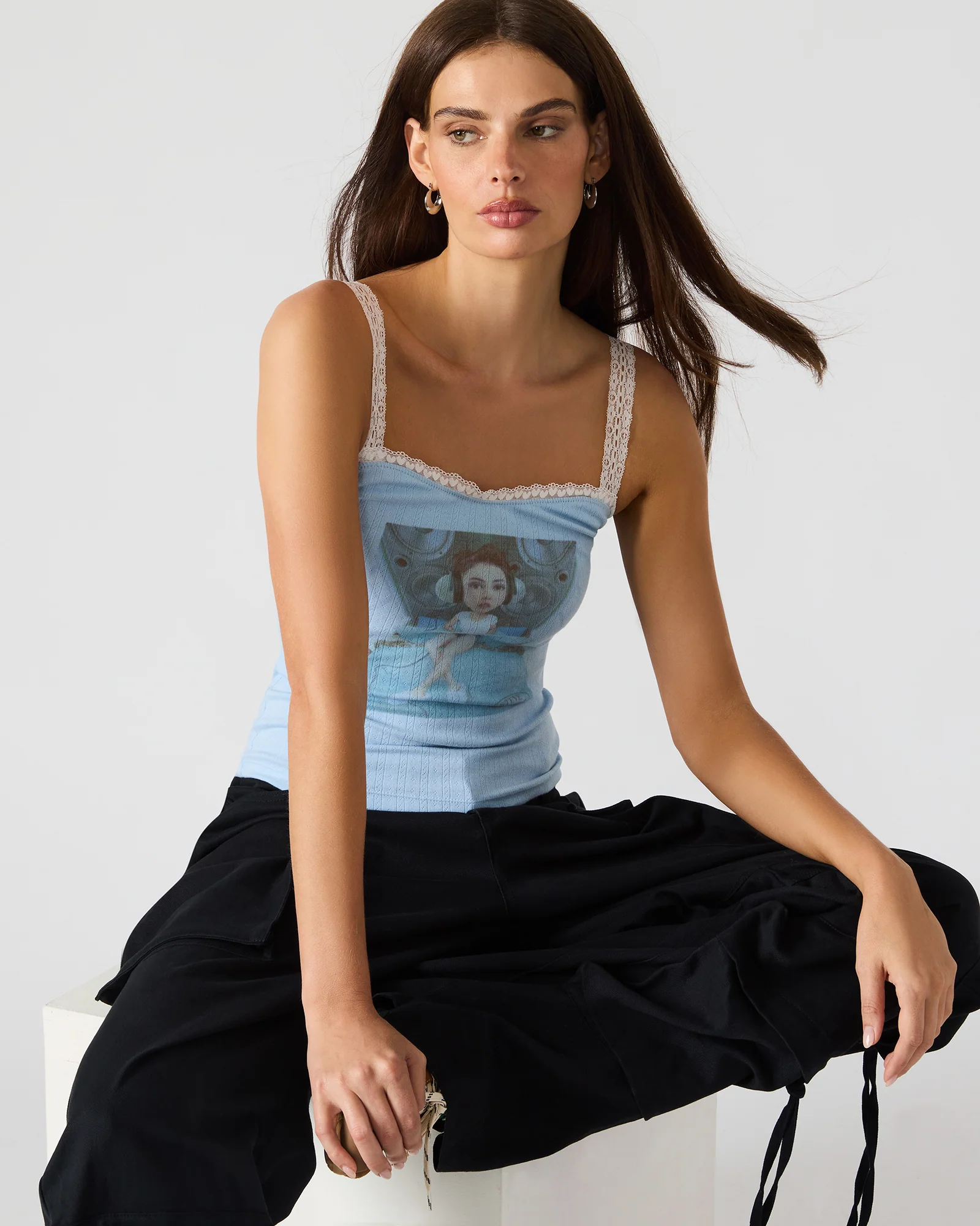LOVE GOLDIE TANK SURF BLUE - Image 4