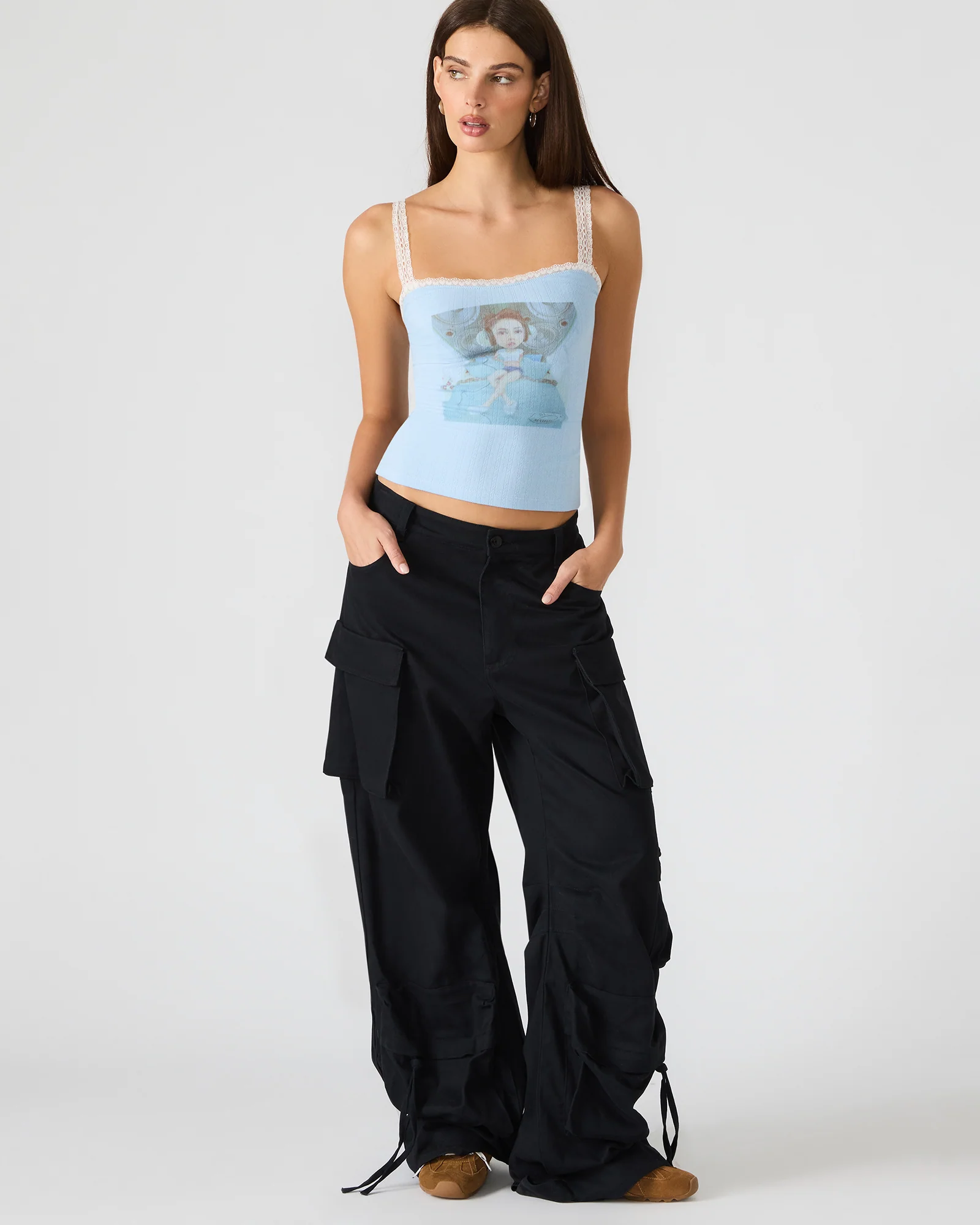 LOVE GOLDIE TANK SURF BLUE - Image 6