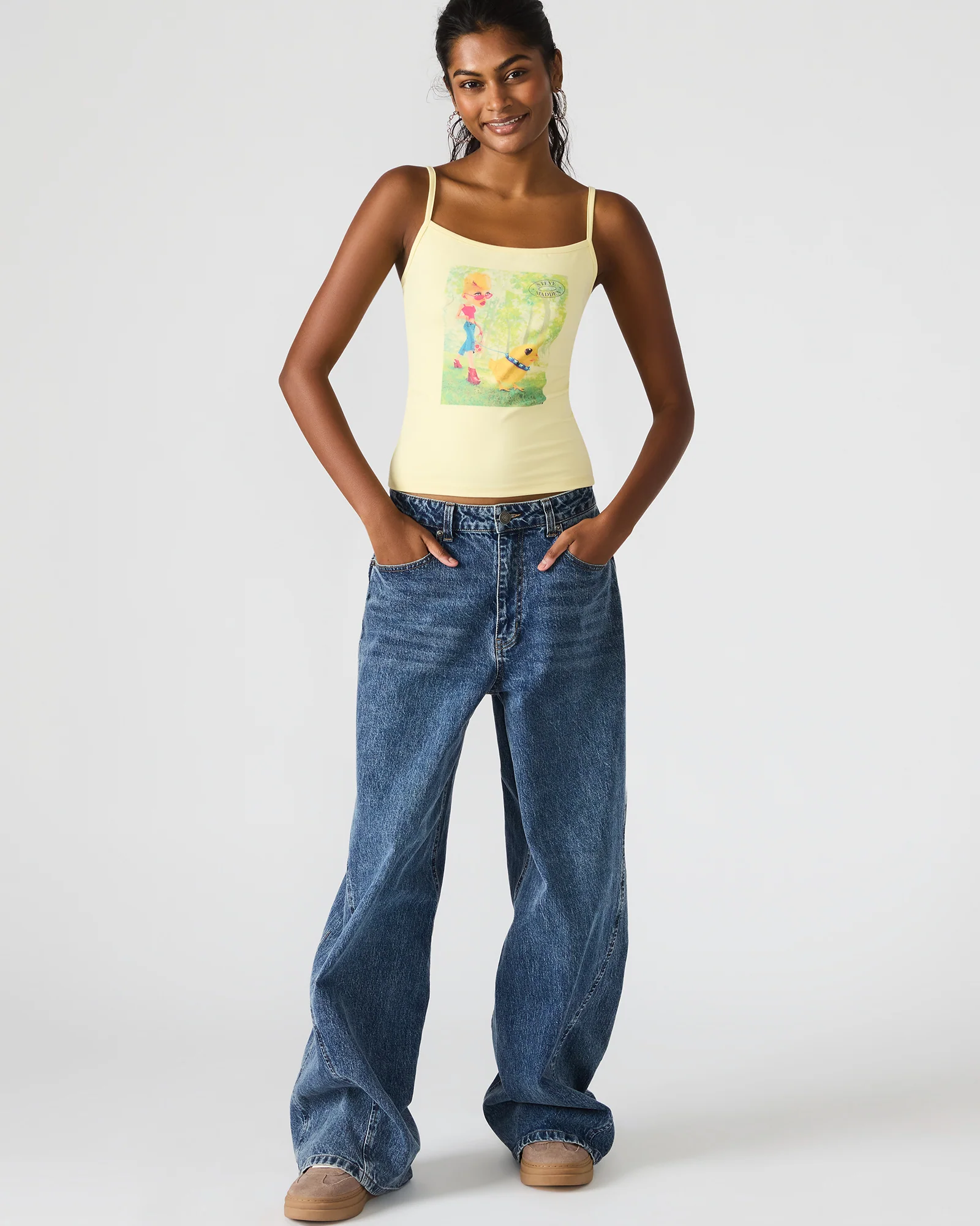 GOLDIE TANK PALE YELLOW - Image 4
