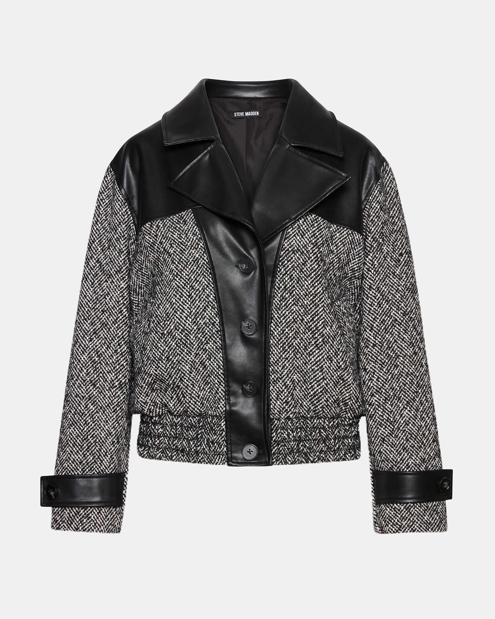 MERCEDES COAT BLACK MULTI - Image 6