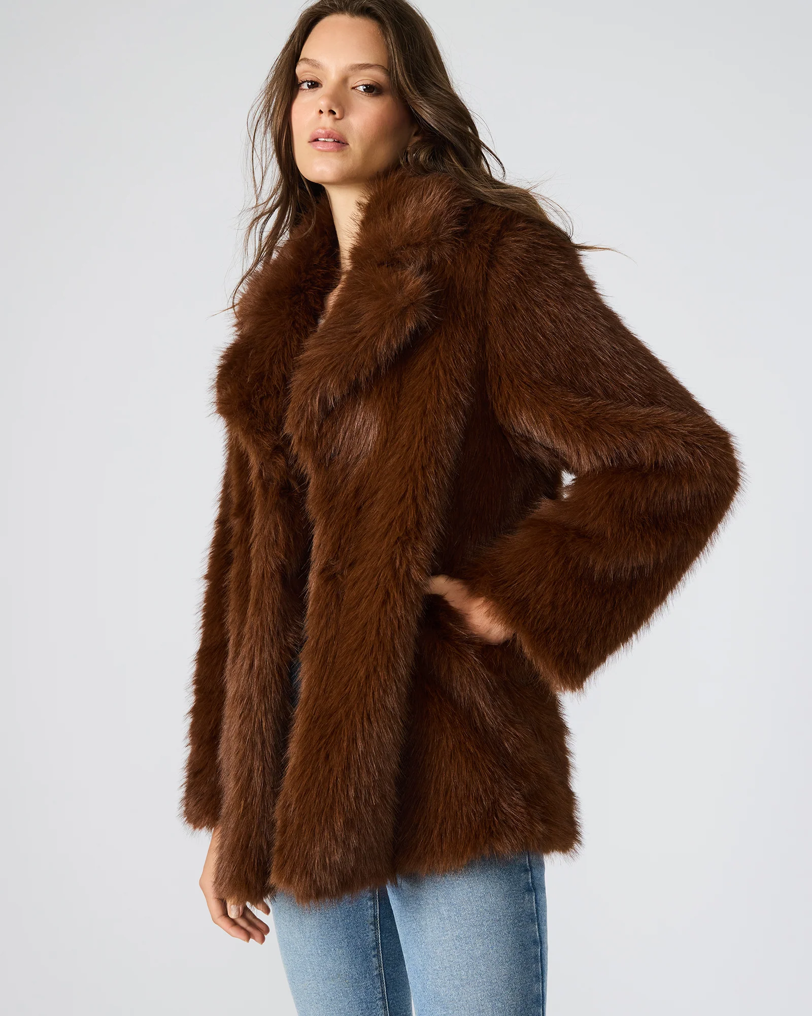 KINDRA COAT BROWN - Image 9