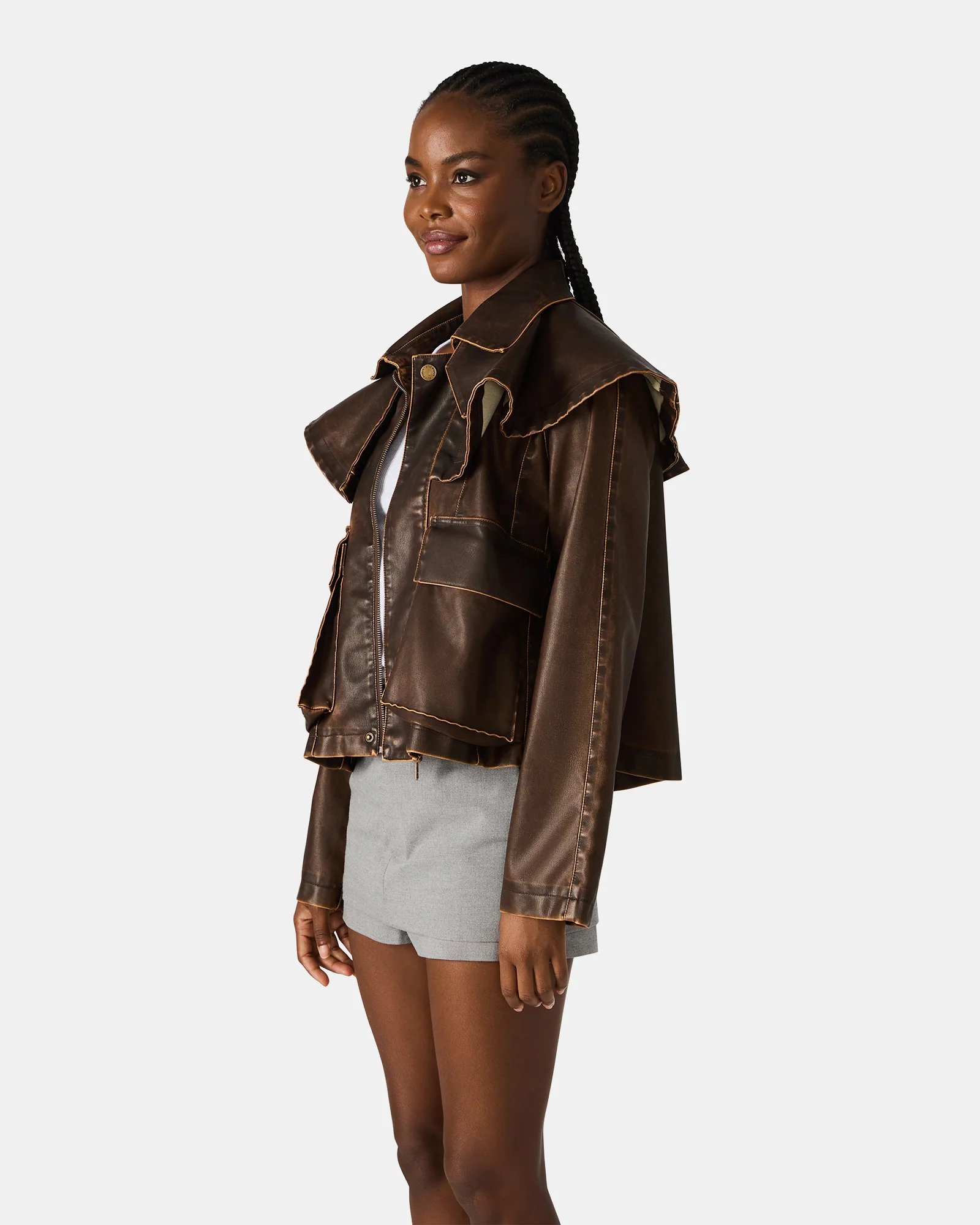 VARVARA JACKET CHOCOLATE - Image 3