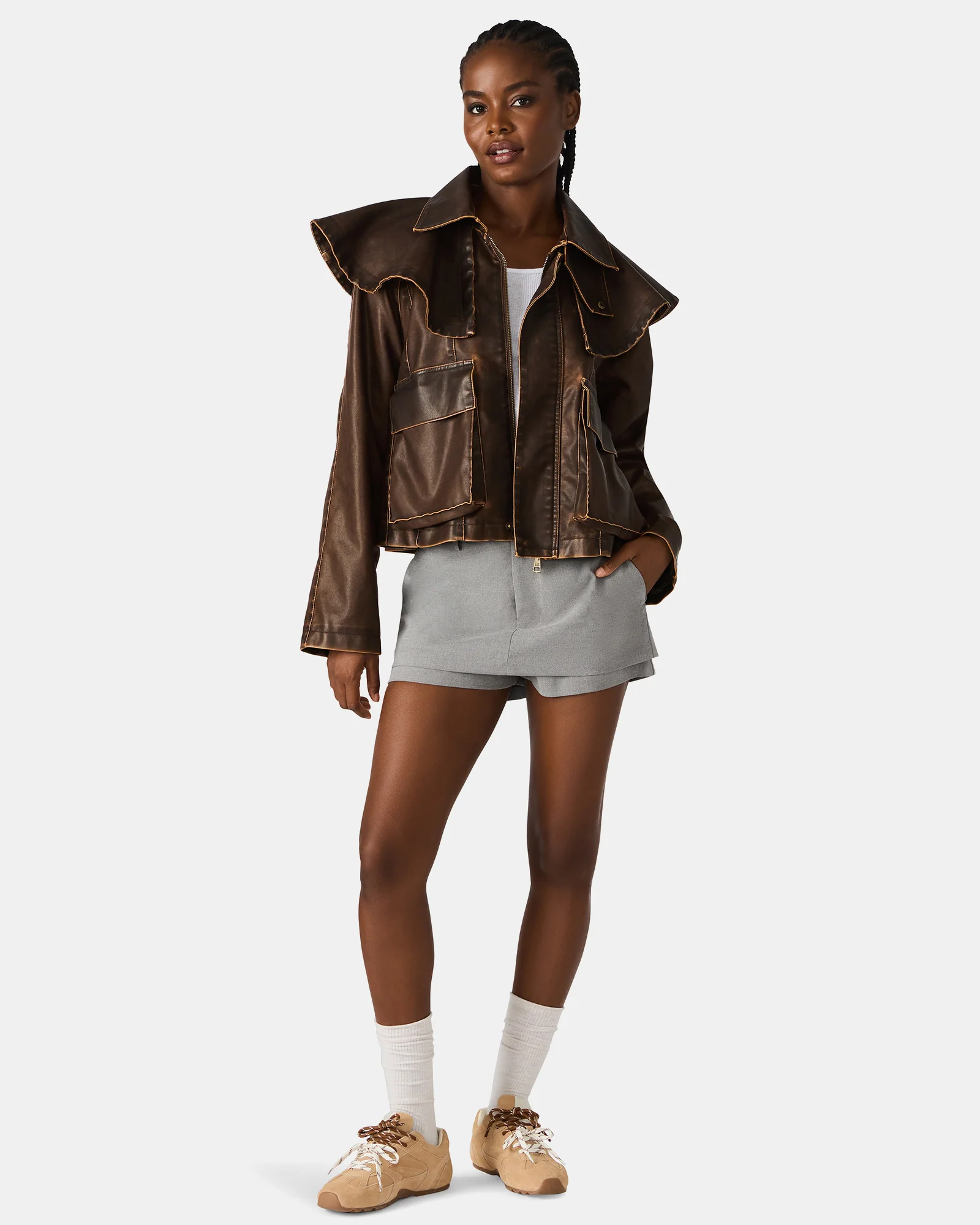 VARVARA JACKET CHOCOLATE - Image 5