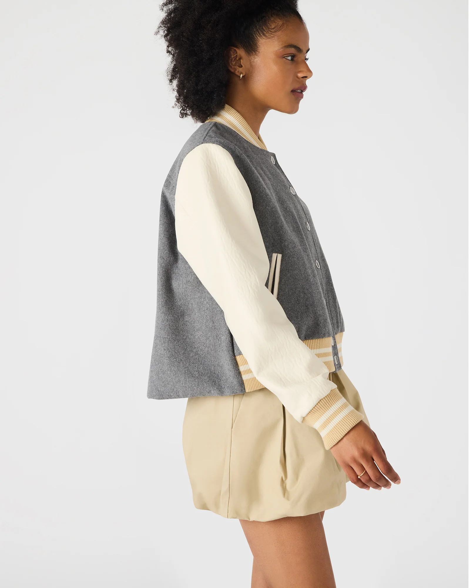 ROONEY JACKET HEATHER GREY - Image 4