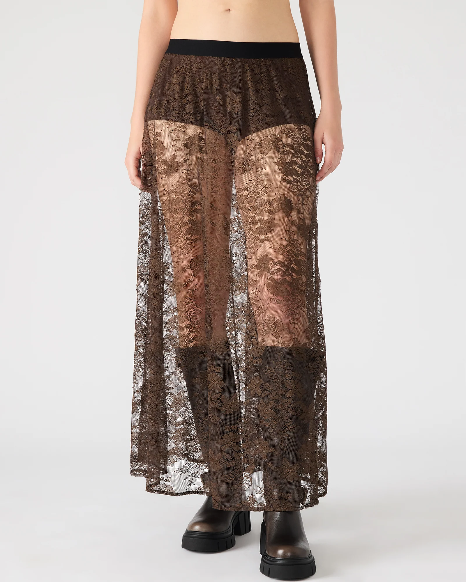 GISELA SKIRT DARK ESPRESSO - Image 3