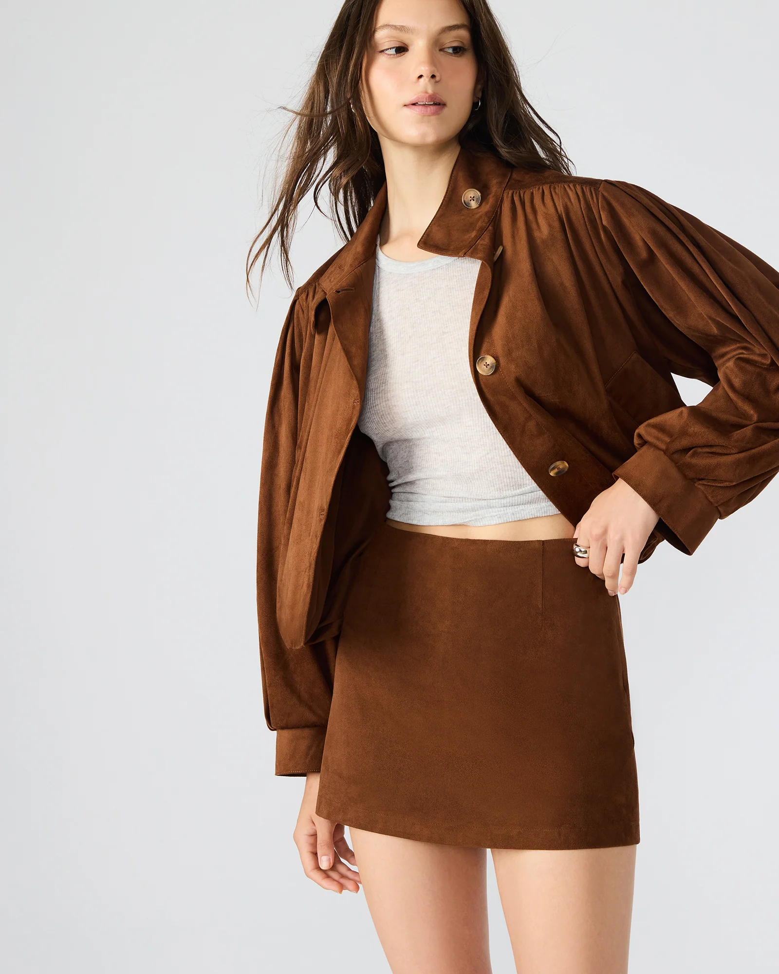 CINDI SKORT CHICORY COFFEE - Image 6