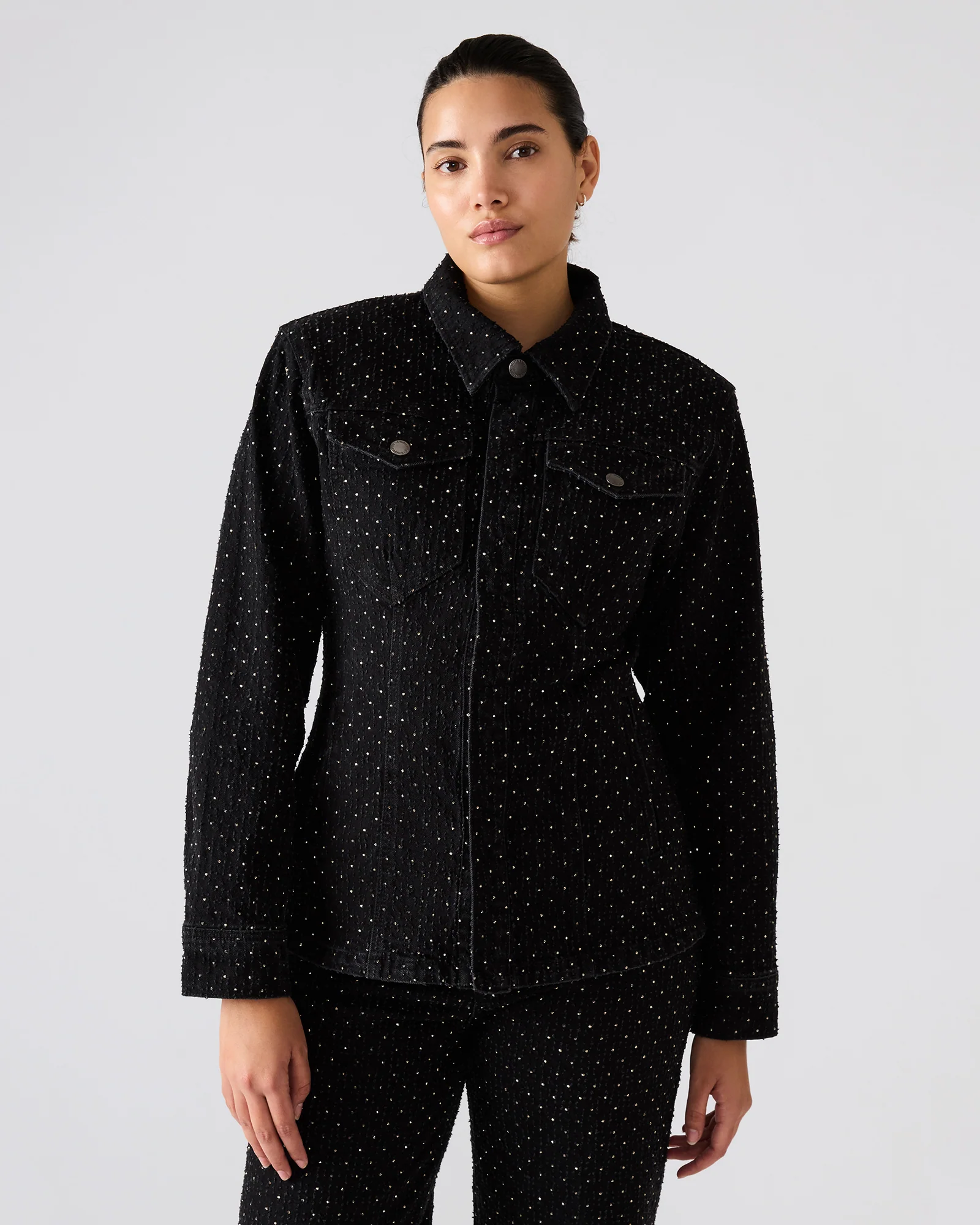 PARC CRYSTAL JACKET BLACK - Image 2
