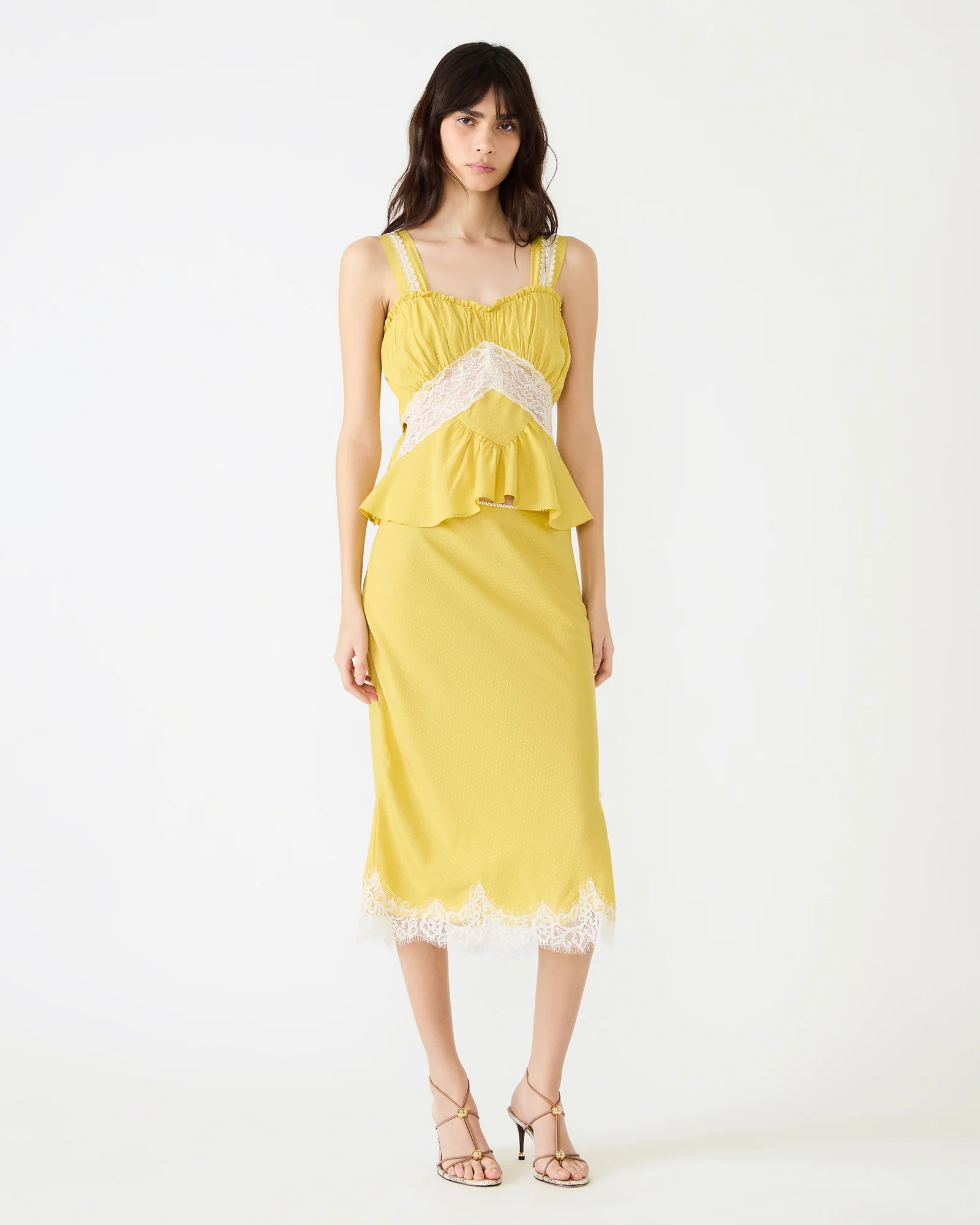 CINTHIA TOP GOLDEN LIME
