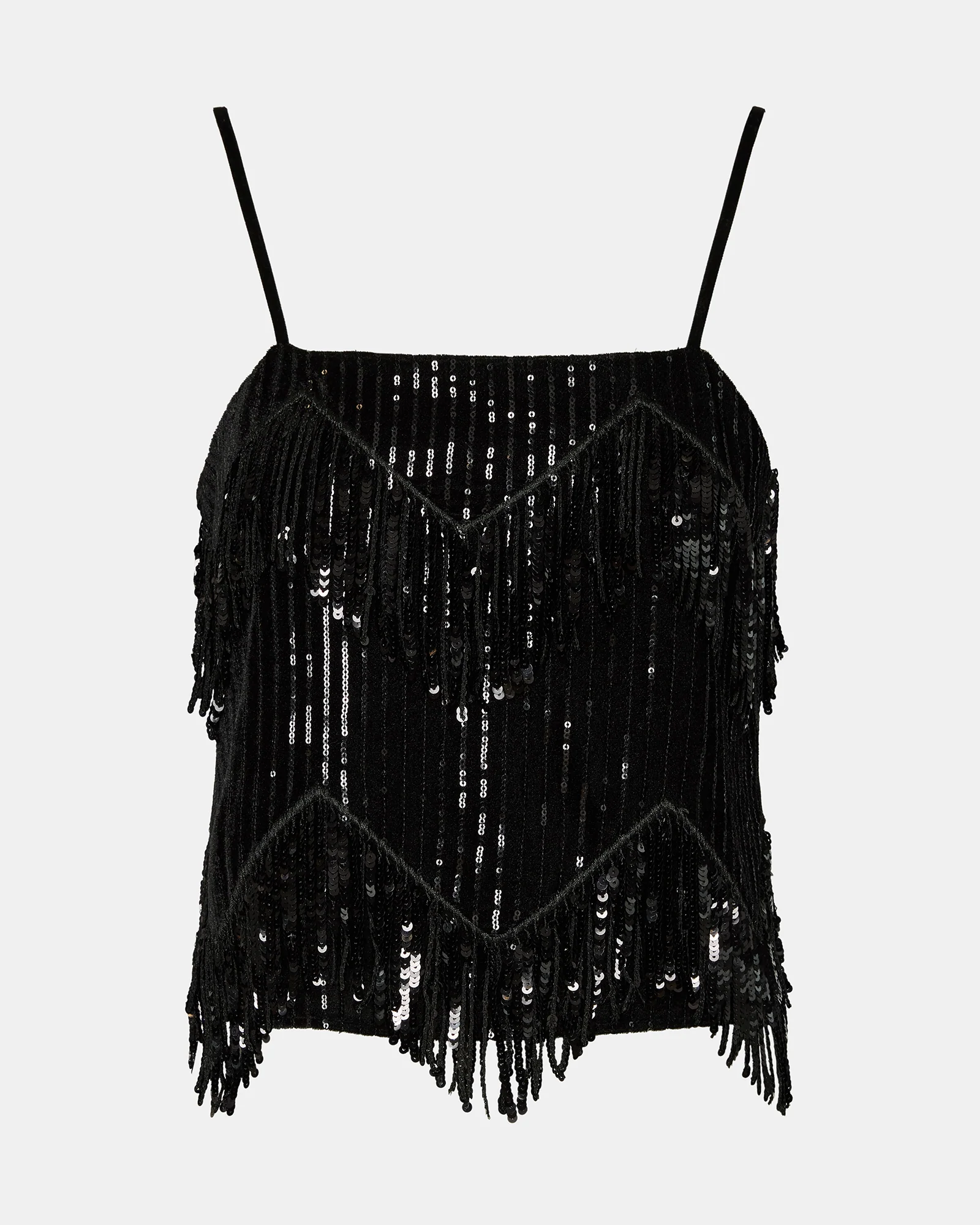 BLAKELYN SEQUIN TOP BLACK - Image 11