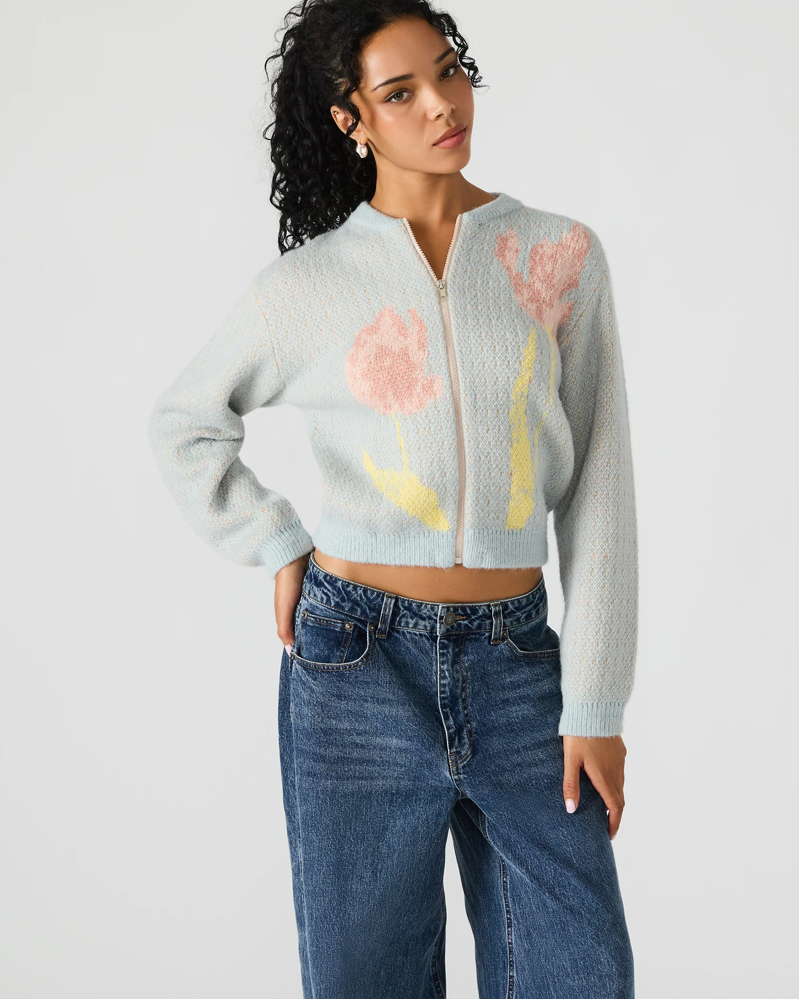JENA SWEATER JACKET MULTI - Image 2