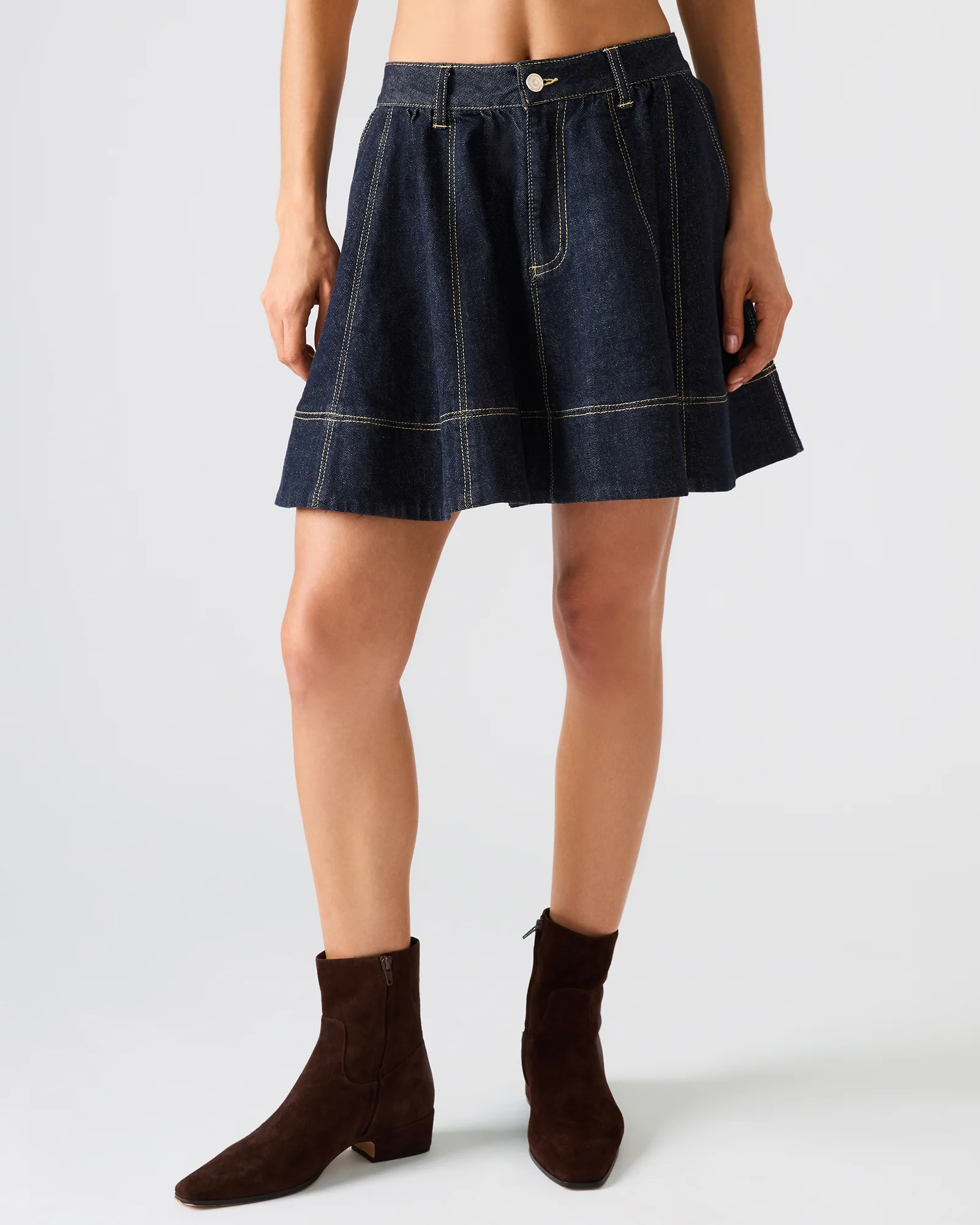 SLOAN DENIM SKIRT INK - Image 4