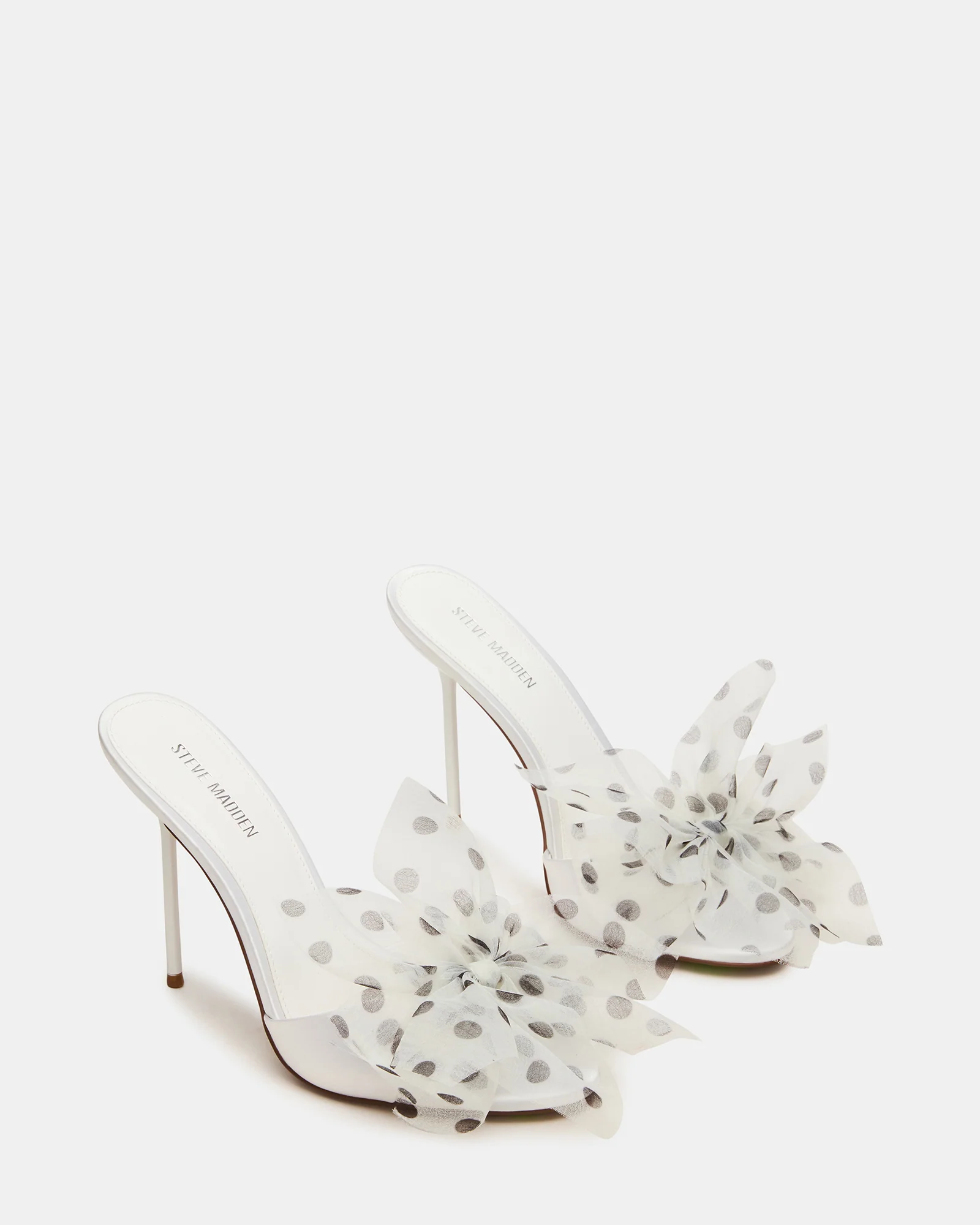 DAVINA TULLE WHITE/BLACK POLKA DOT - Image 2
