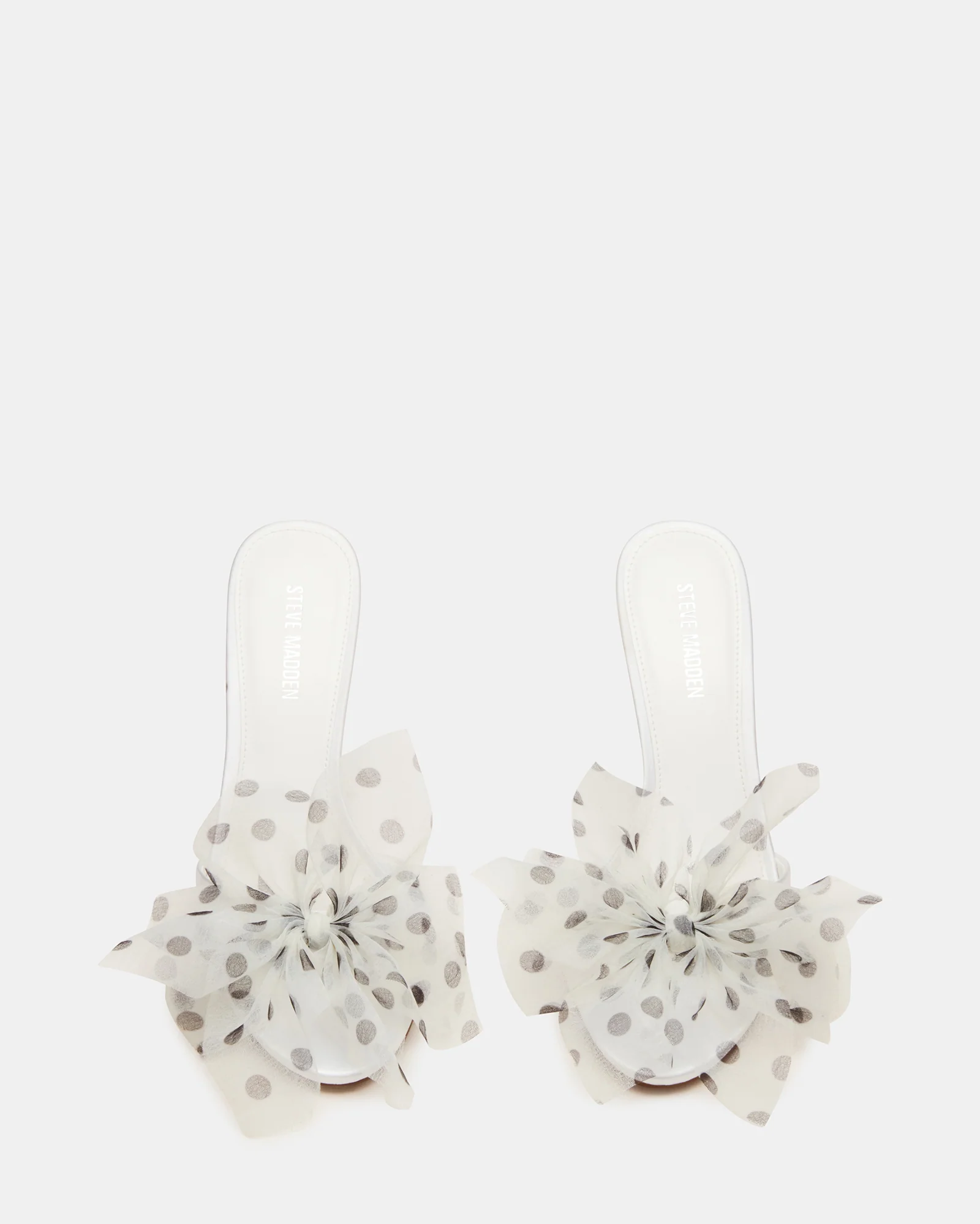 DAVINA TULLE WHITE/BLACK POLKA DOT - Image 4
