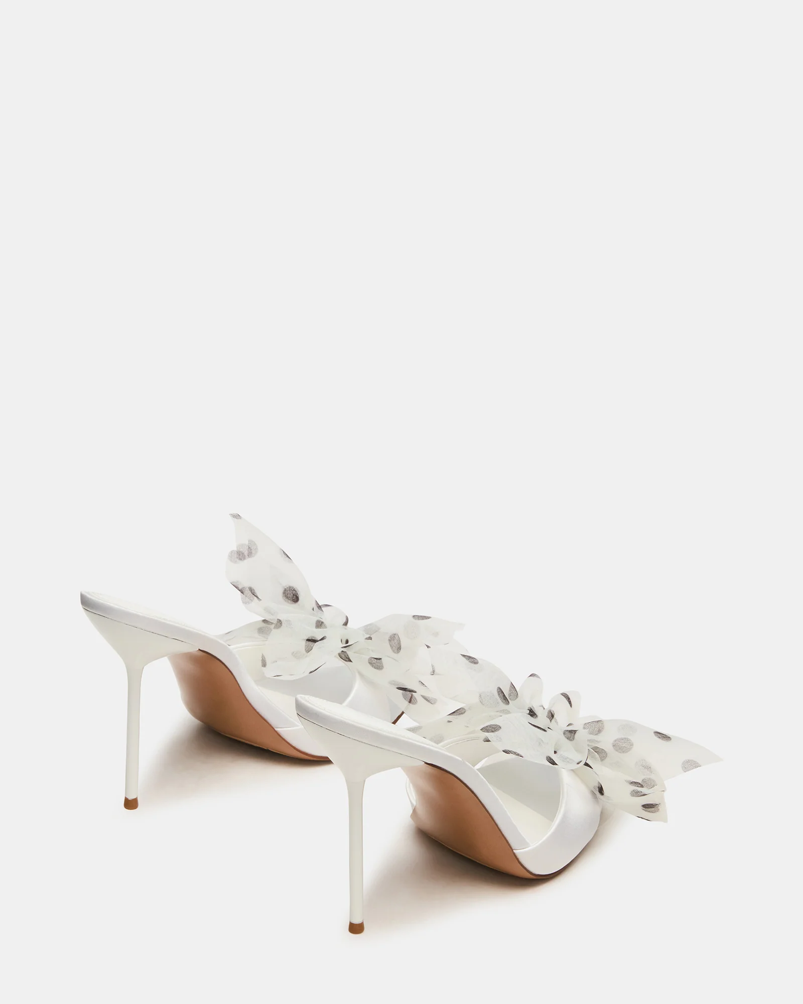 DAVINA TULLE WHITE/BLACK POLKA DOT - Image 5