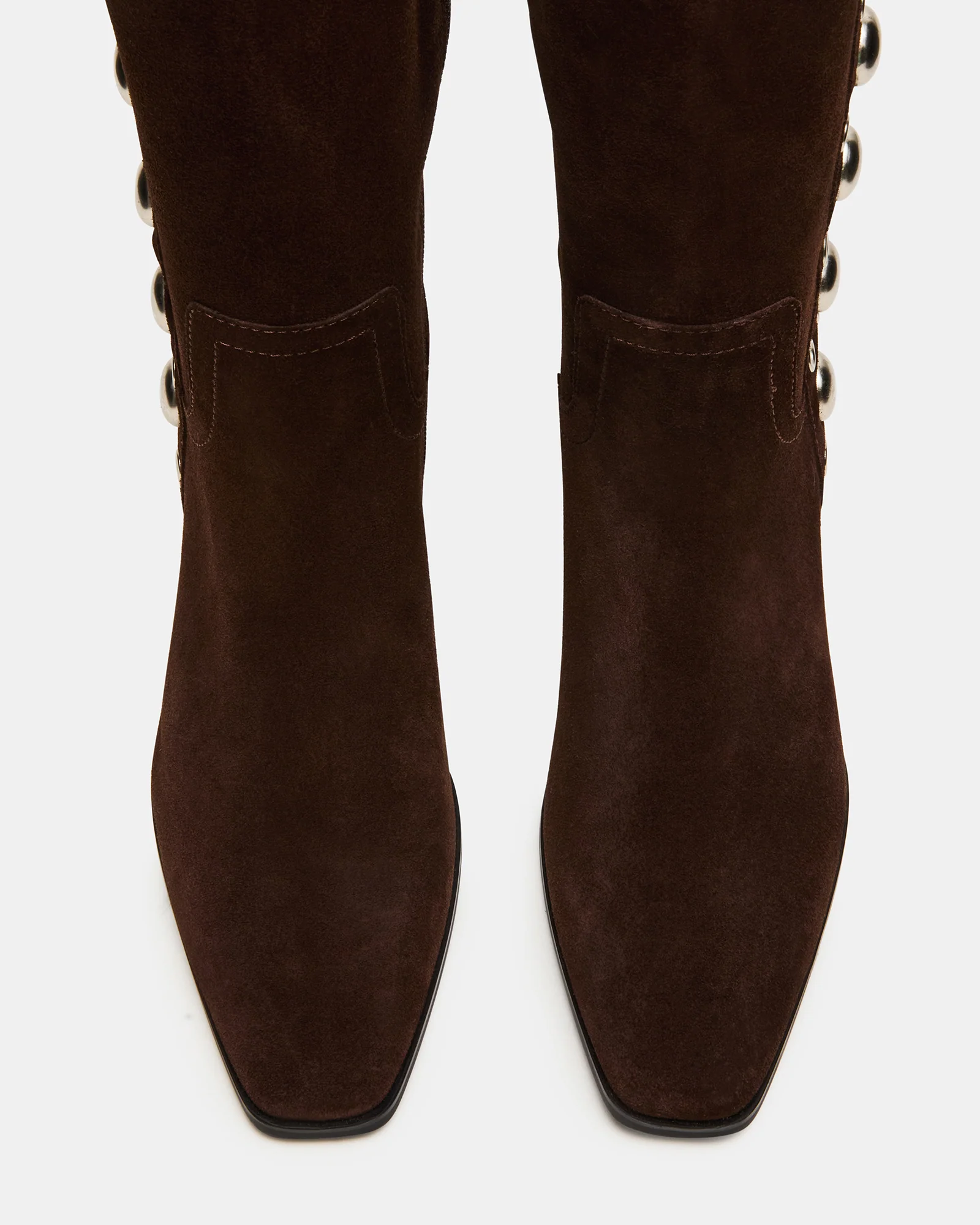 DINGO BROWN SUEDE STUDS - Image 3