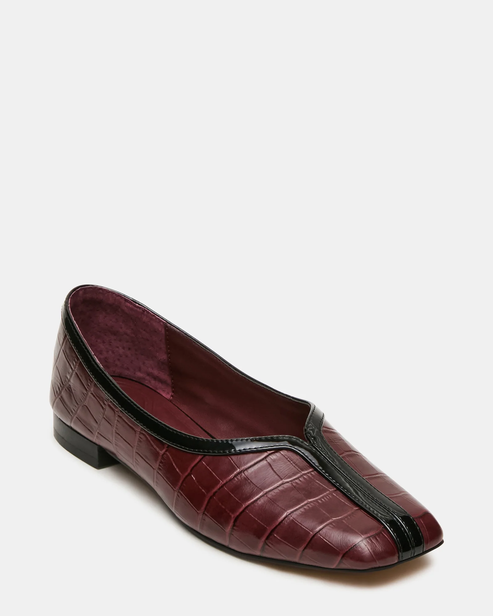DORELIA BURGUNDY CROCODILE LEATHER - Image 2