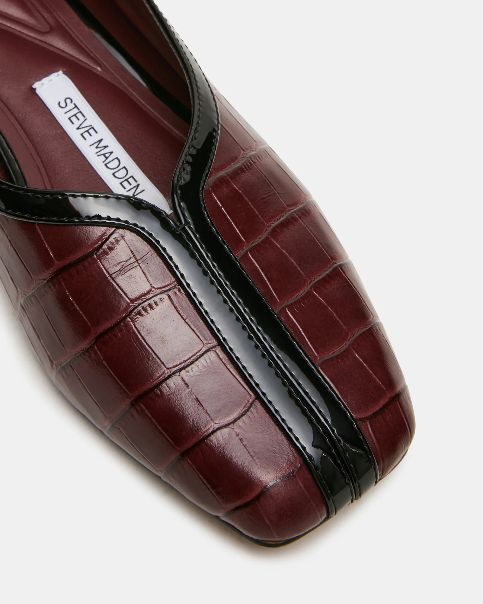 DORELIA BURGUNDY CROCODILE LEATHER - Image 3