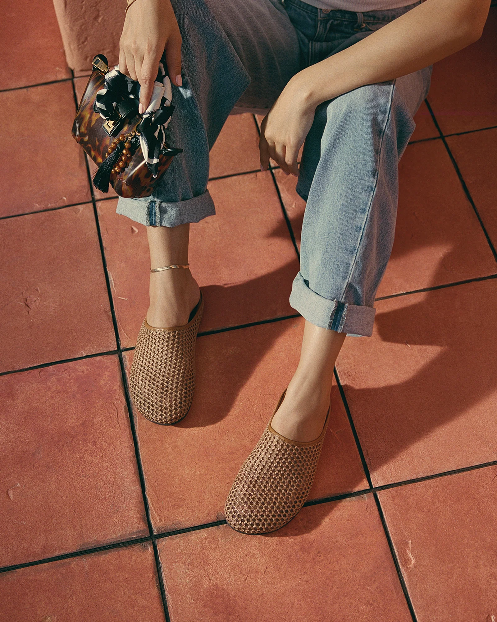 FERN TAN RAFFIA MESH - Image 6