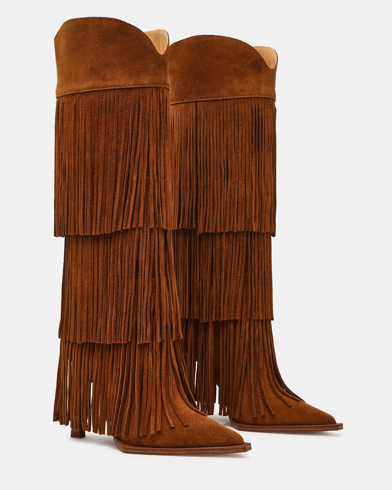KINZEE FRINGE CHESTNUT SUEDE - Image 2