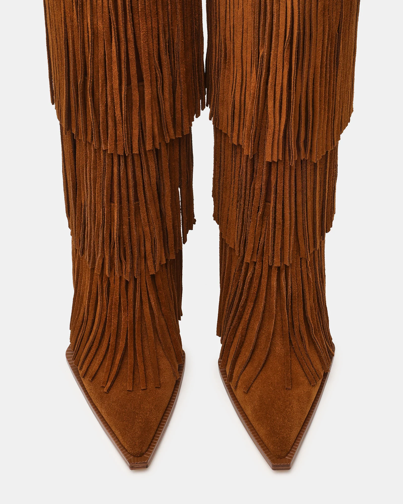 KINZEE FRINGE CHESTNUT SUEDE - Image 4