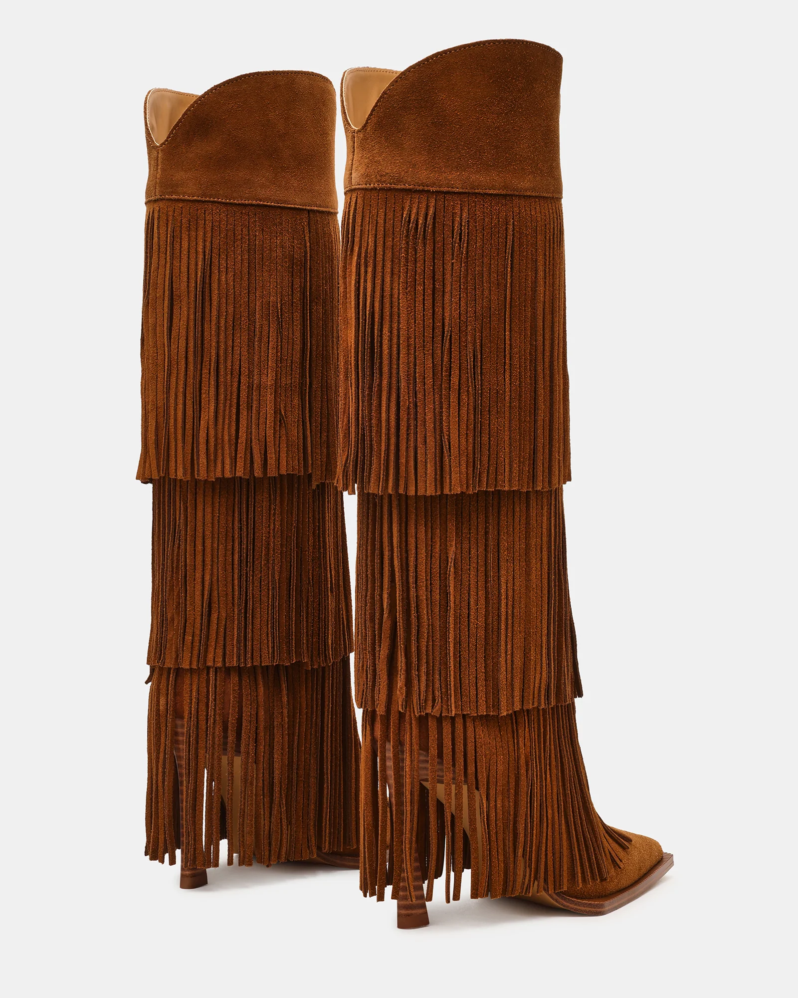 KINZEE FRINGE CHESTNUT SUEDE - Image 5
