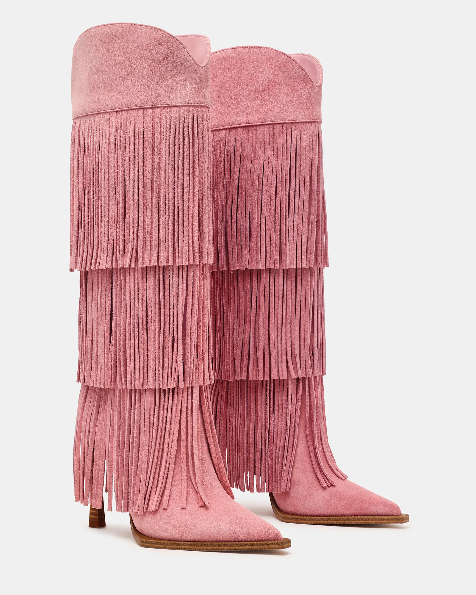 KINZEE FRINGE PINK SUEDE - Image 2