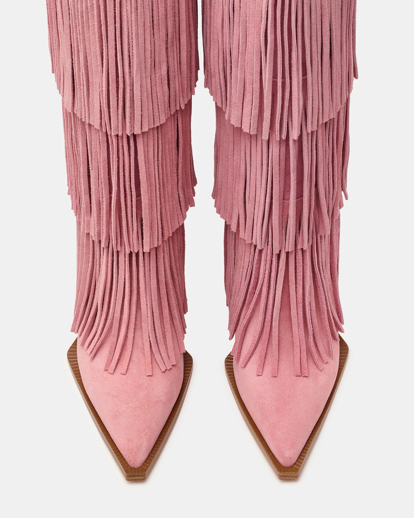 KINZEE FRINGE PINK SUEDE - Image 4