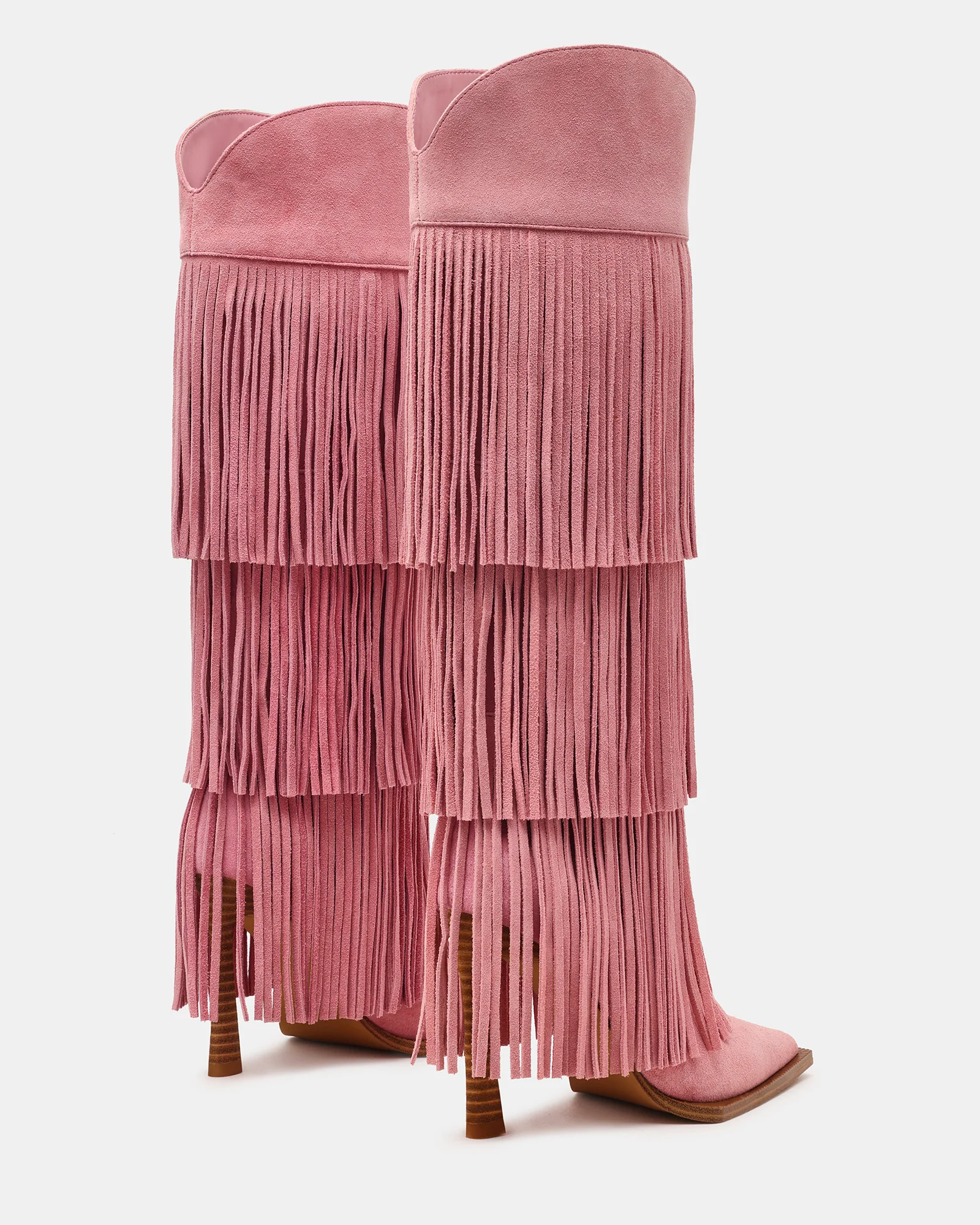 KINZEE FRINGE PINK SUEDE - Image 5