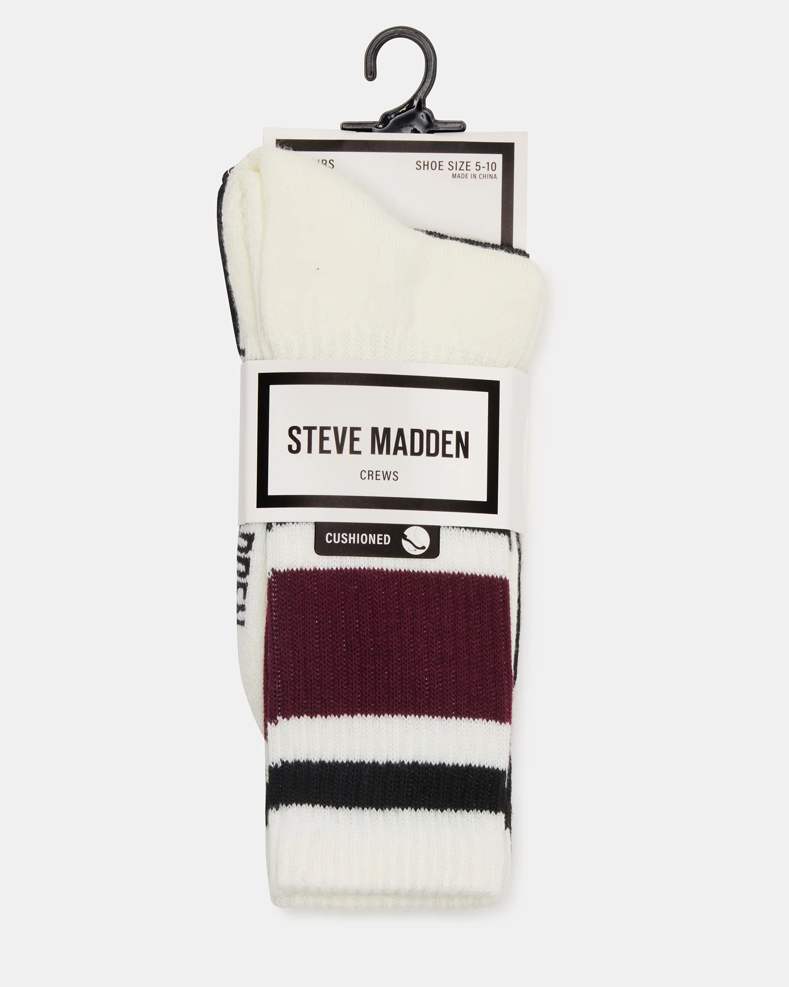 IVY 2 PACK STRIPE ATHLEISURE SOCKS CHERRY - Image 3