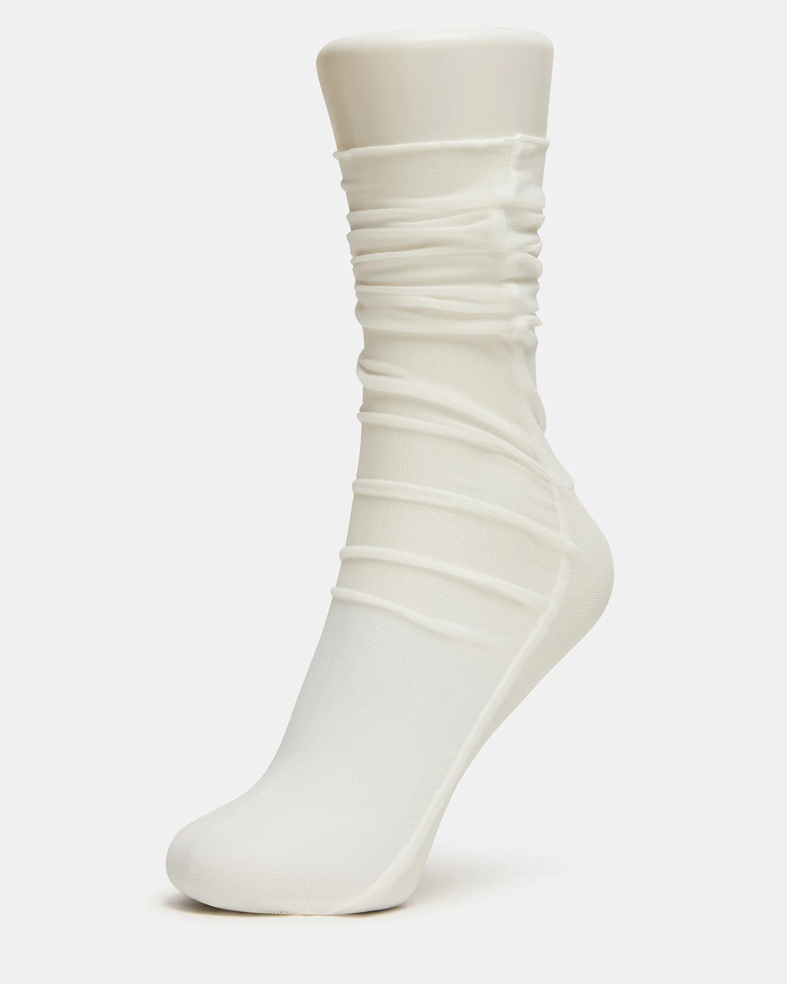 2 PACK SOFIA SOLID MESH CREW SOCKS LIGHT BLUE - Image 3