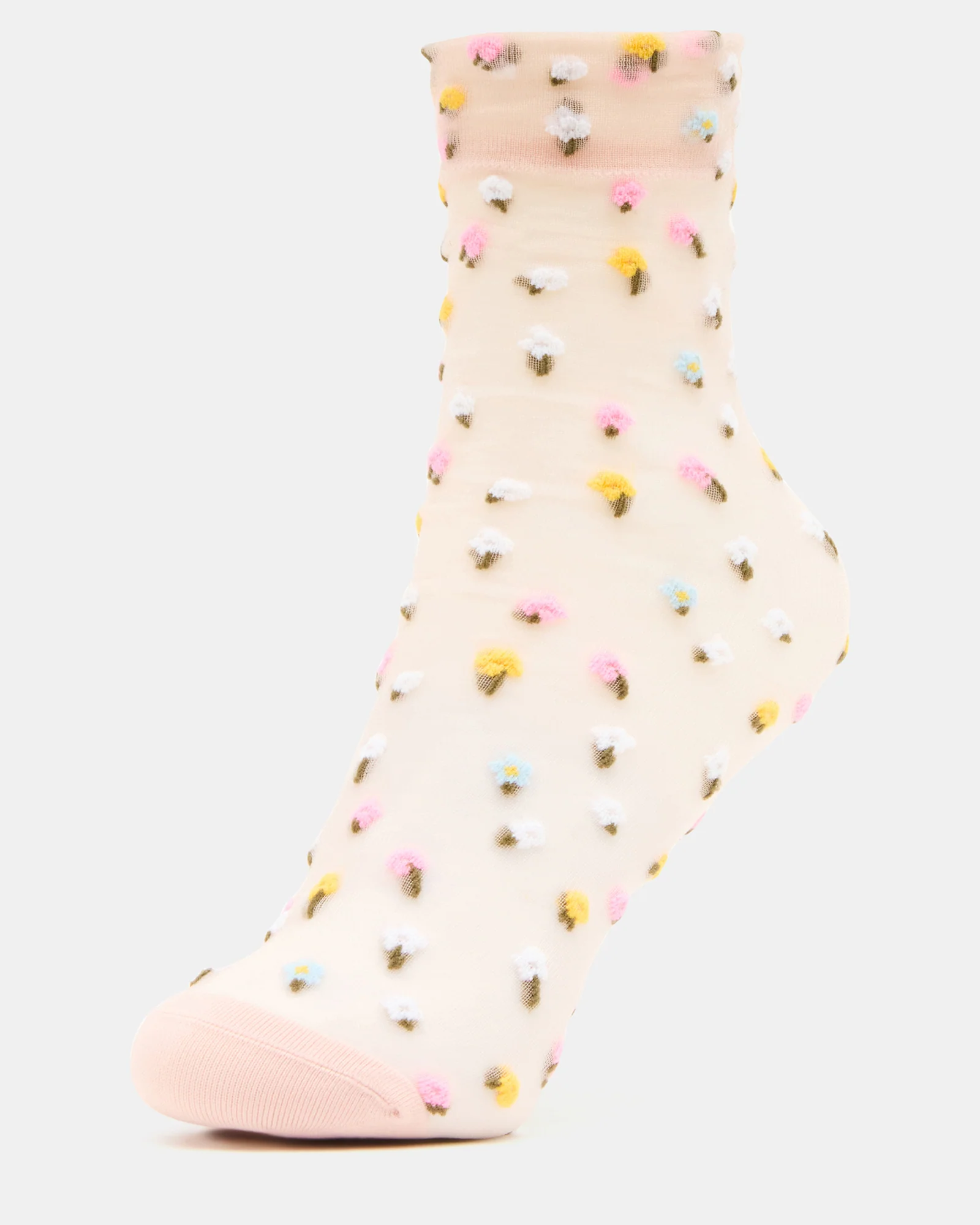 2 WILDFLOWER PACK TULLE SOCKS BLUSH - Image 2