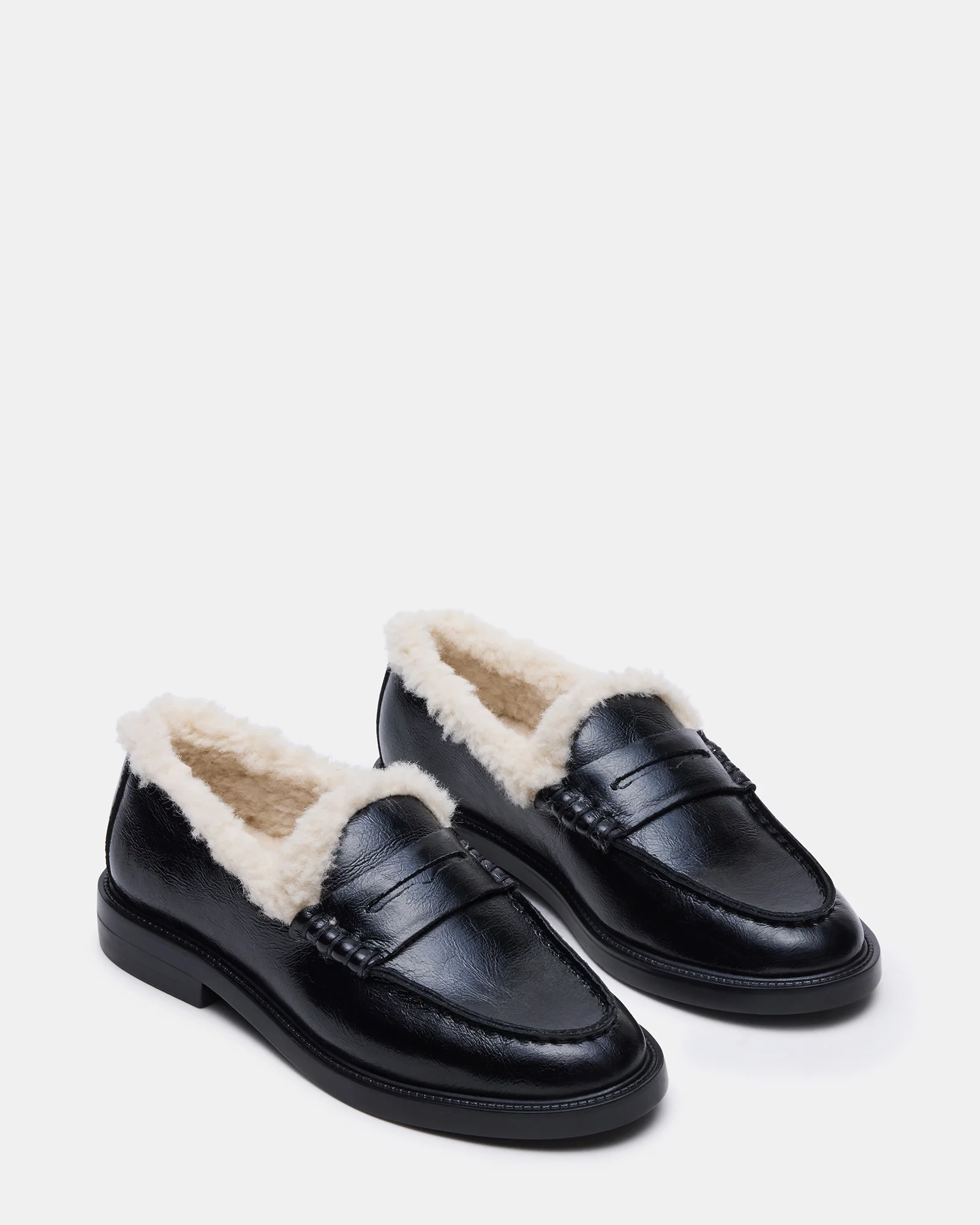 MADISON FAUX FUR BLACK LEATHER - Image 2