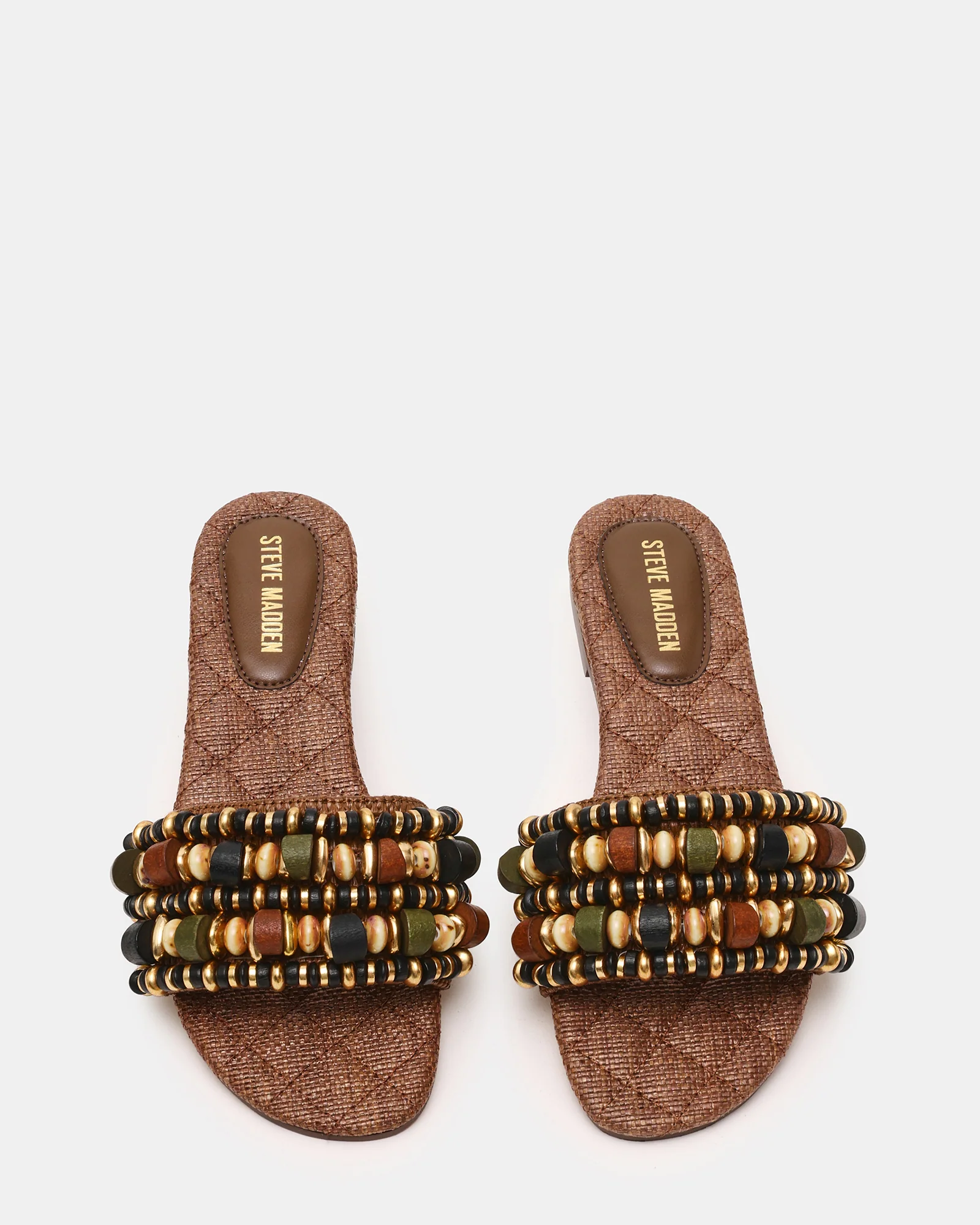 MARIKA BEADS BROWN RAFFIA - Image 5