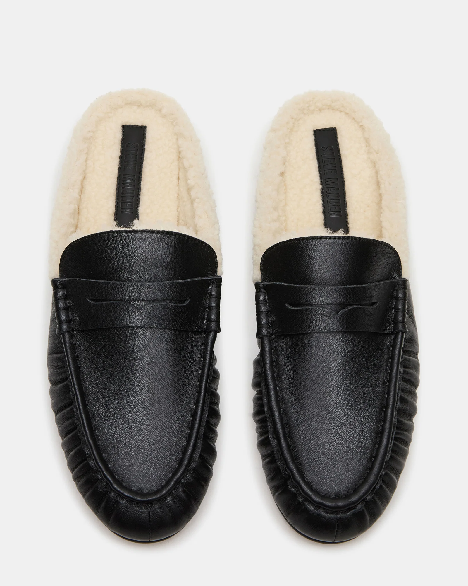 RAFE FAUX FUR BLACK LEATHER - Image 4