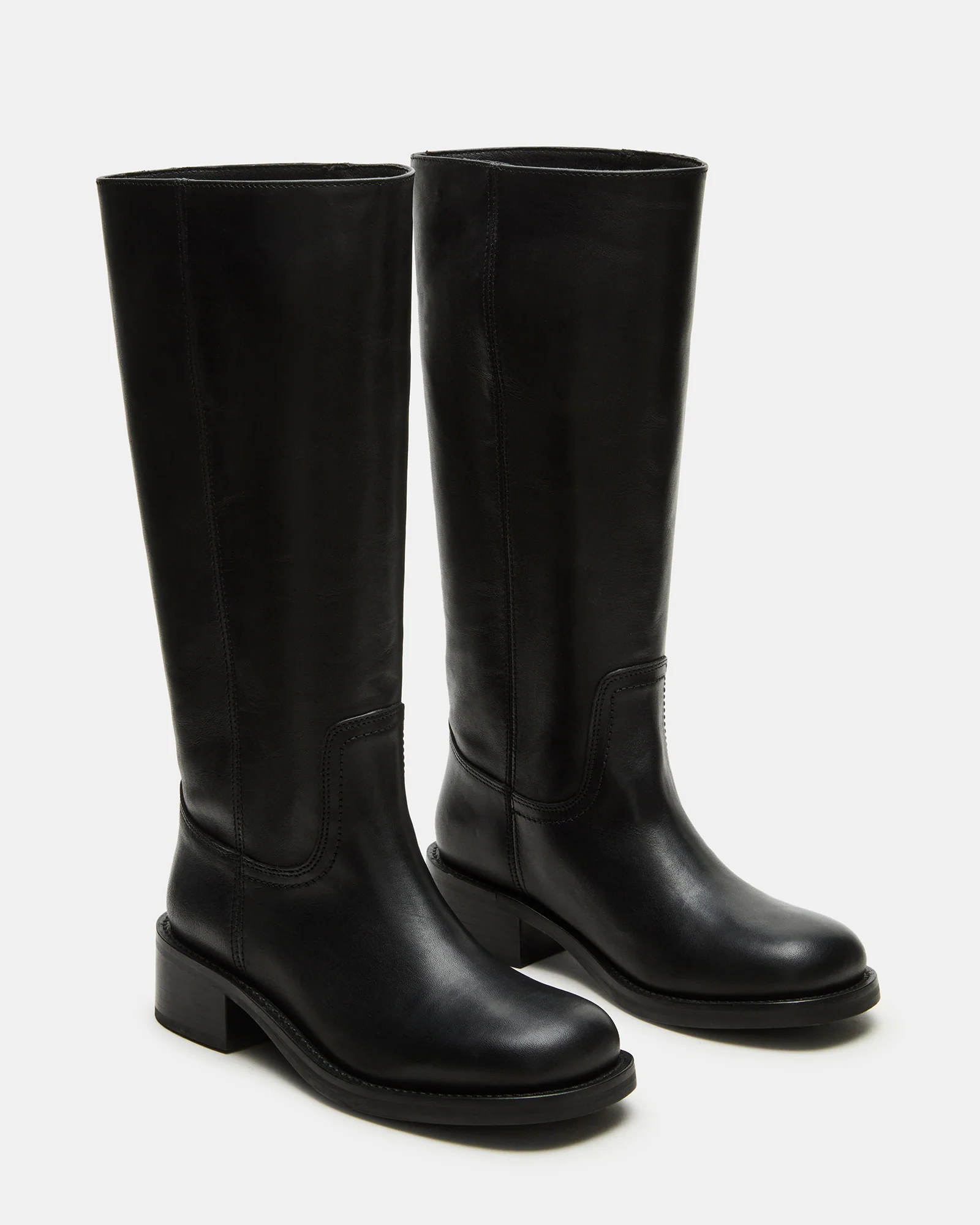 RIGGS BLACK LEATHER WIDE CALF - Image 3
