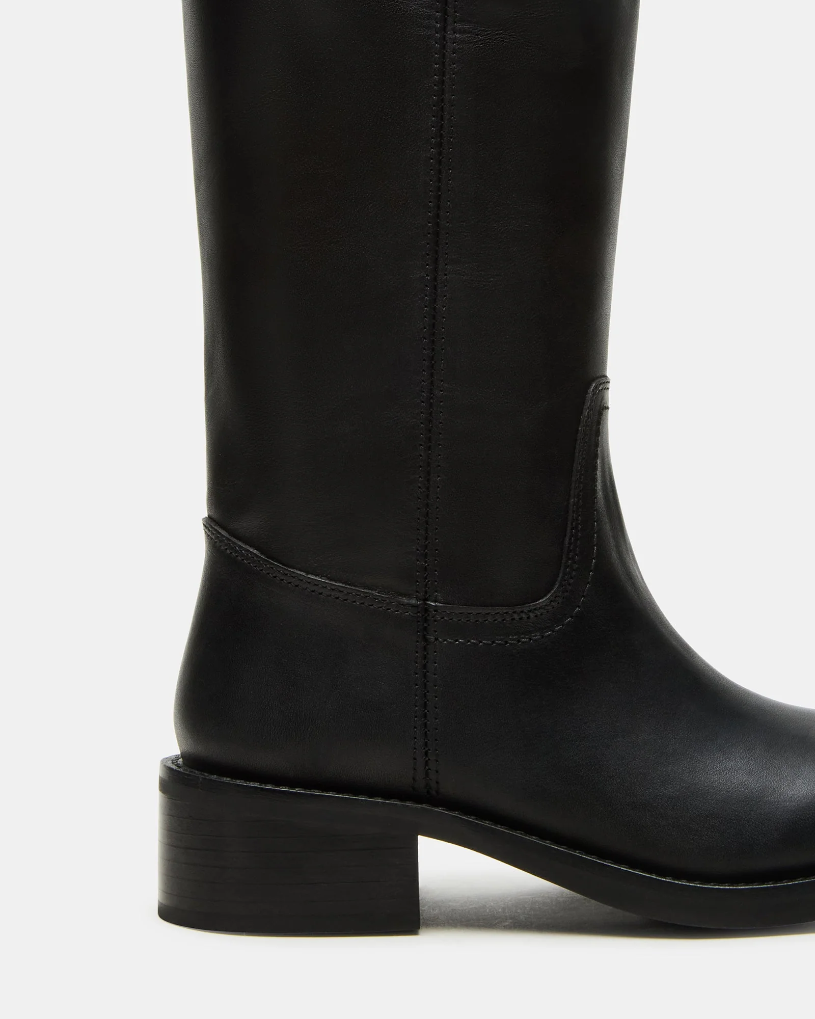 RIGGS BLACK LEATHER WIDE CALF - Image 4
