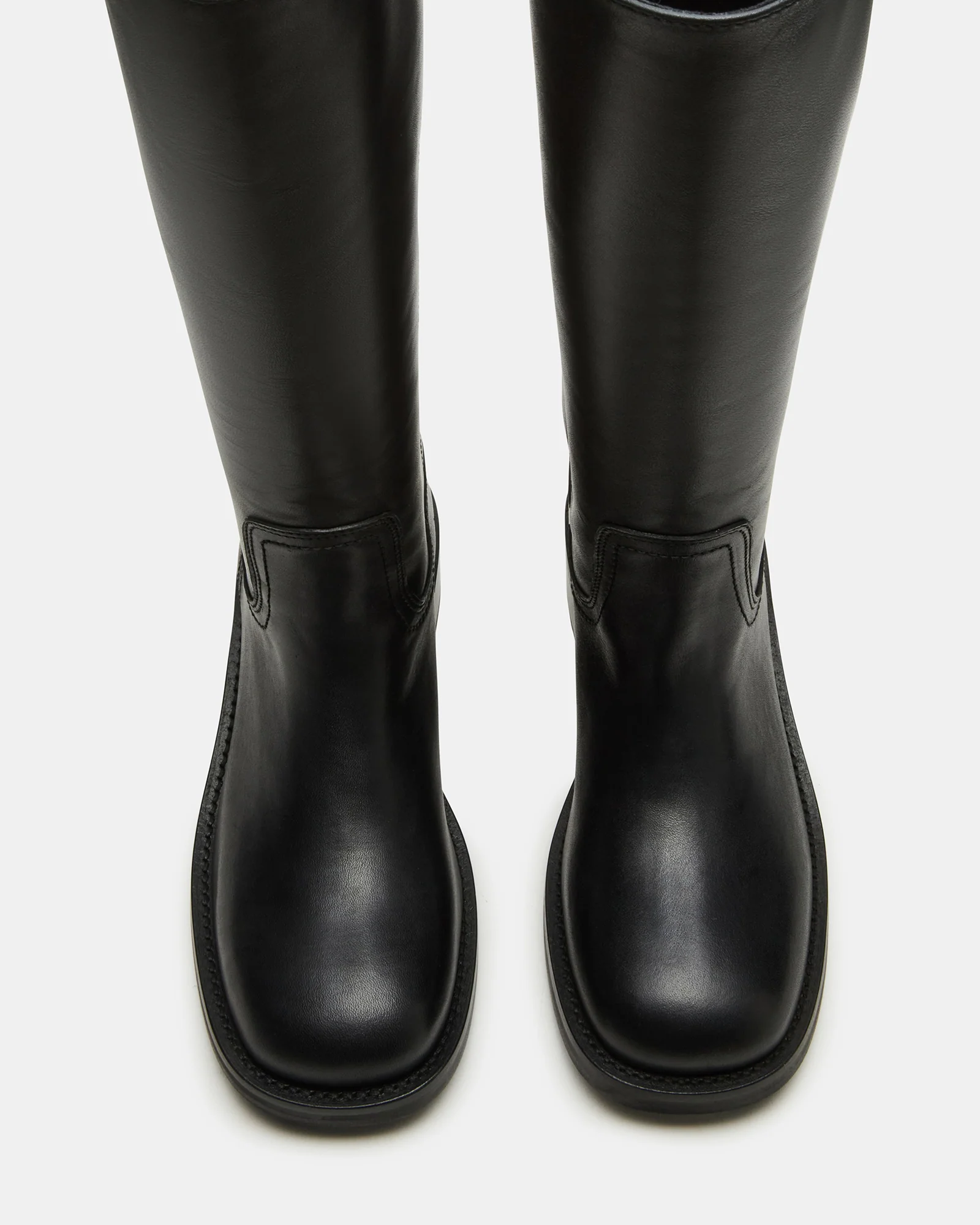 RIGGS BLACK LEATHER WIDE CALF - Image 5