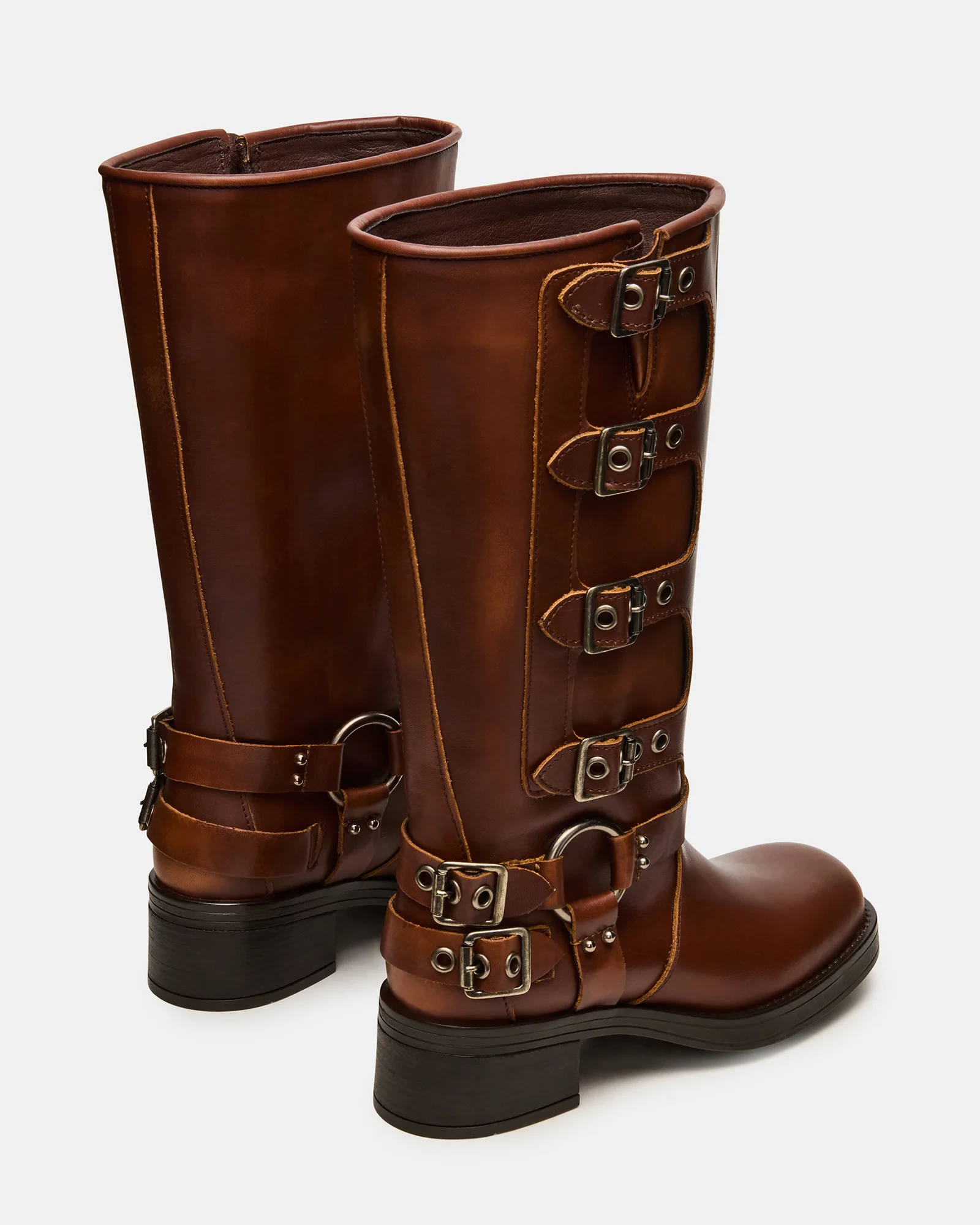ROCKY COGNAC DISTRESSED WIDE CALF - Image 5