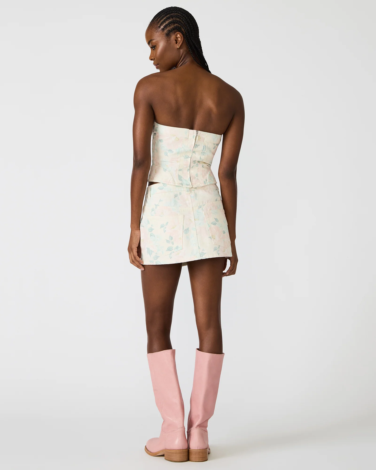 ROSELIA CORSET TOP PEACH BEIGE - Image 5