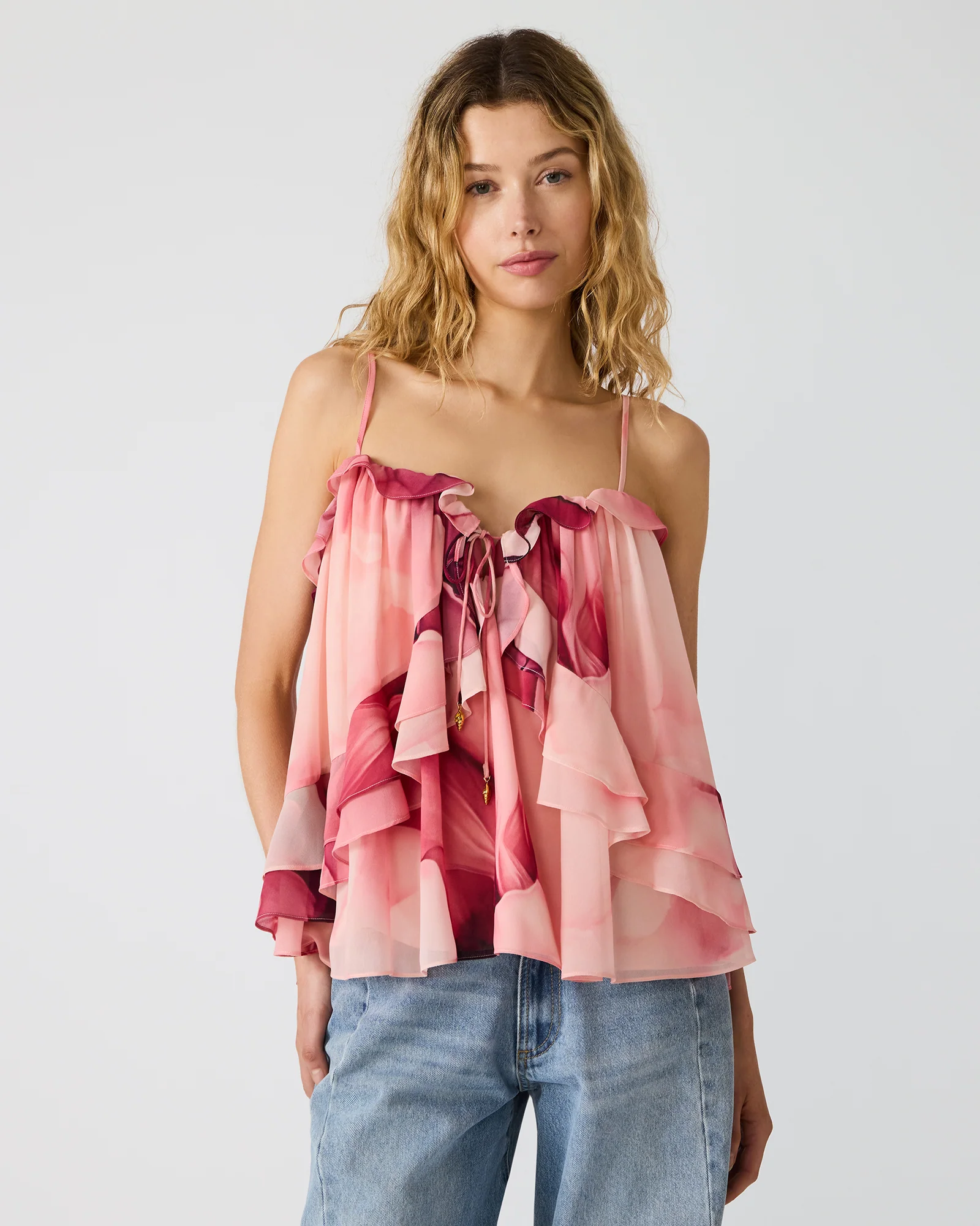 RHIANON TOP CORAL CLOUD - Image 2